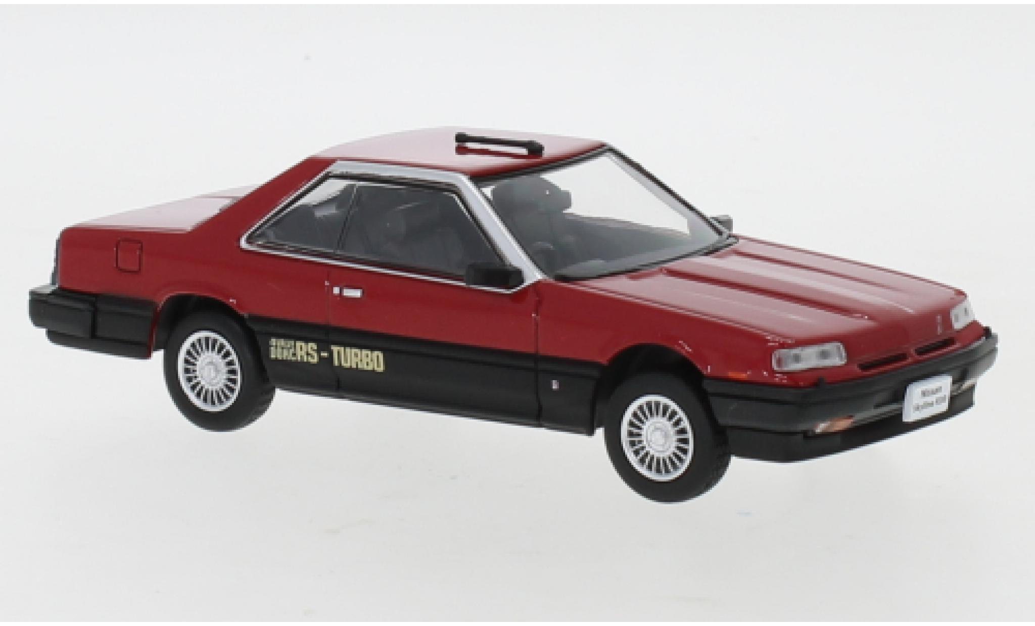 Nissan Skyline 1/43 Norev Hardtop 2000 Turbo RS-X (R30) rood/matt-zwart RHD 1983 modelauto