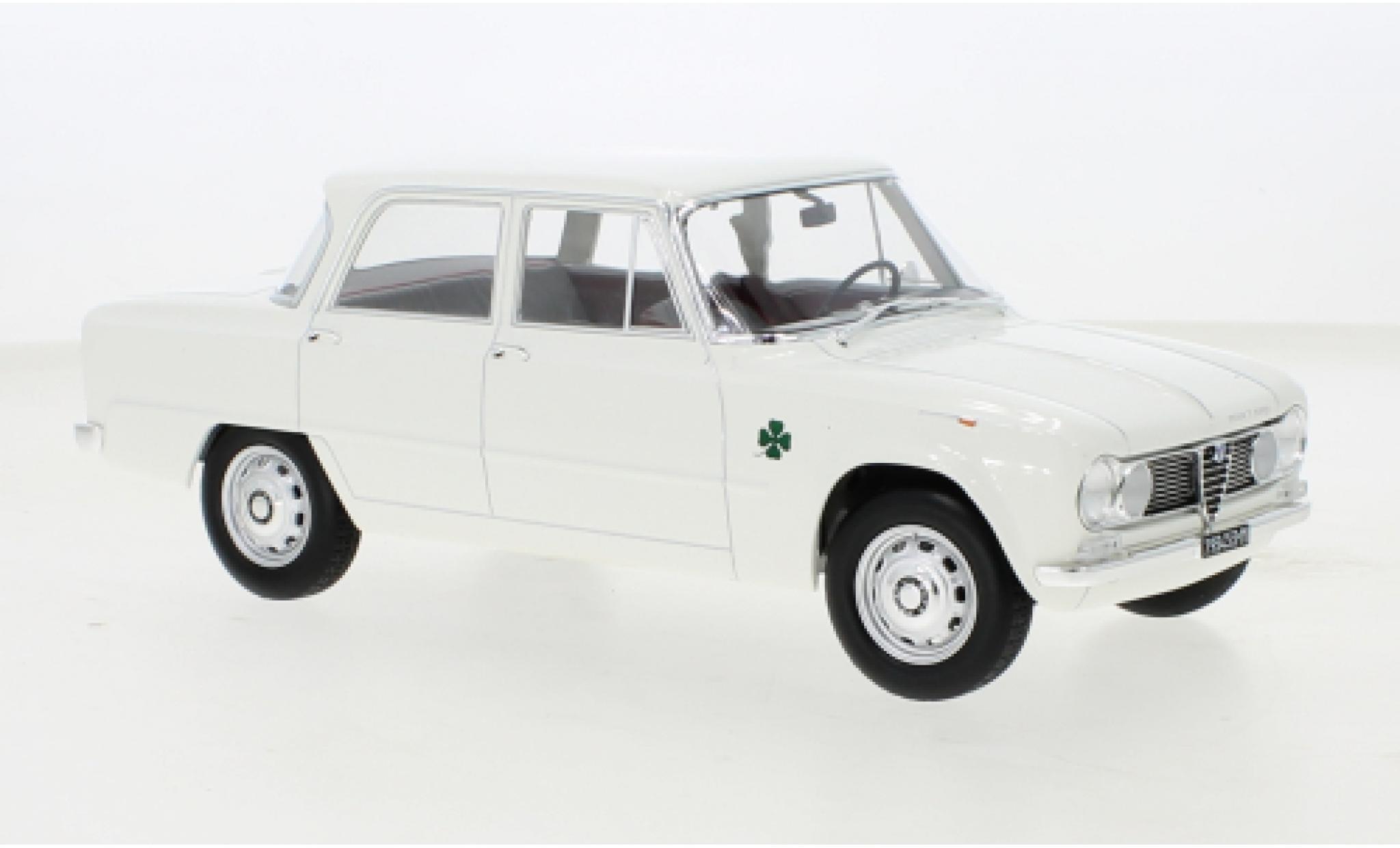 Alfa Romeo Giulia 1/18 Norev TI Super wit 1963 modelauto