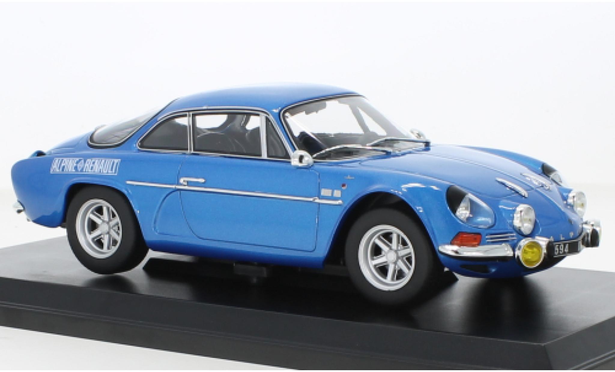 Alpine A110 1/18 Norev Renault 1600S metallic blauw 1972 modelauto