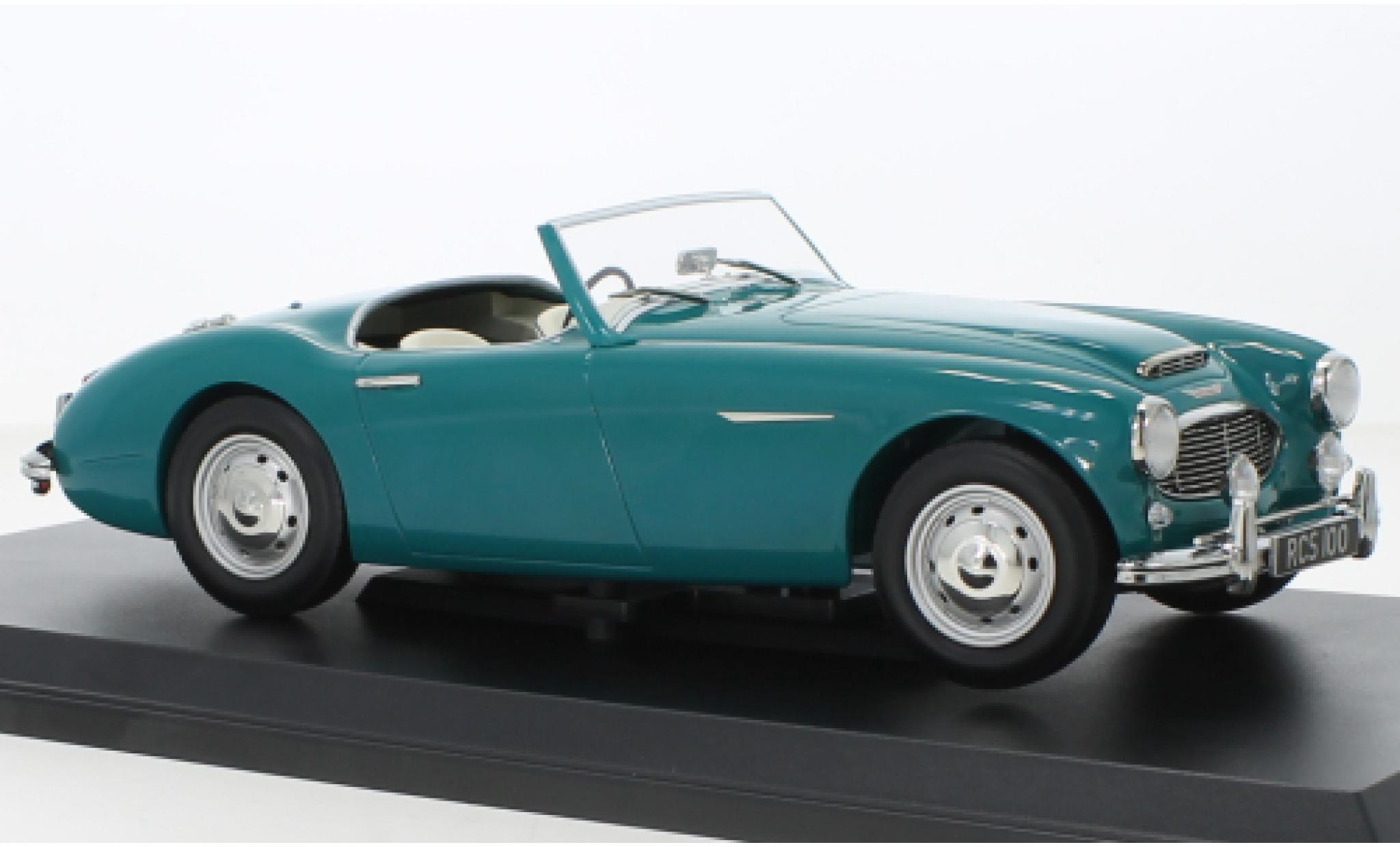 Austin Healey 3000 1/18 Norev MK. I groen RHD 1959 modelauto
