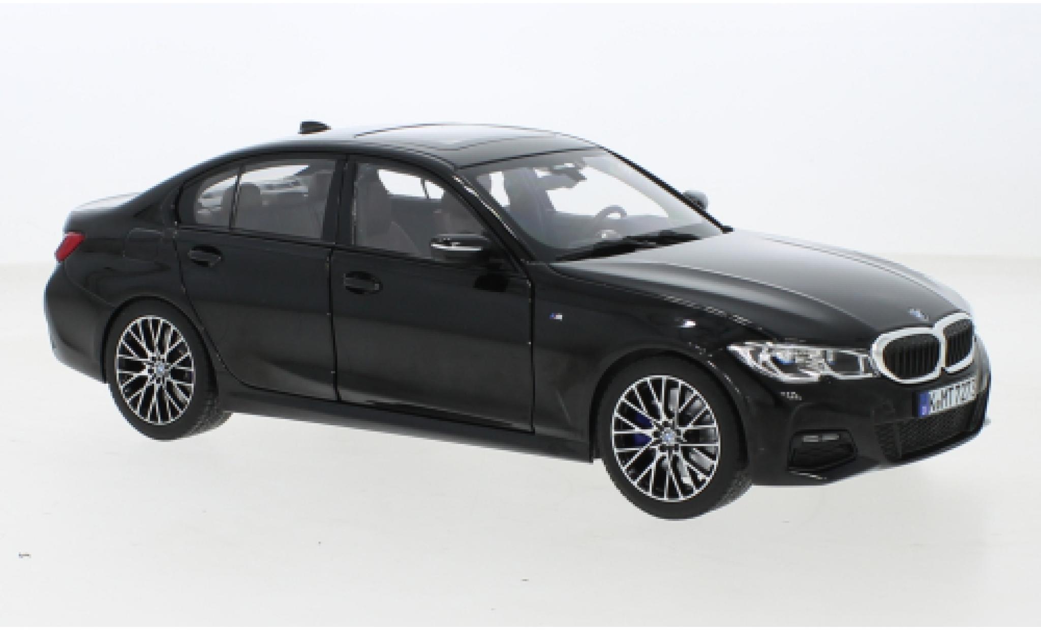 Bmw 330 1/18 Norev i metallic zwart 2019 modelauto