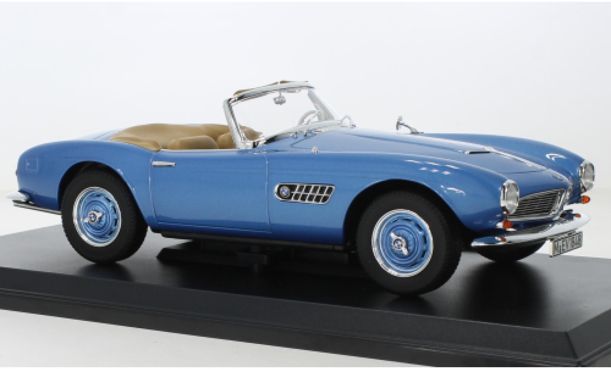 Bmw 507 1/18 Norev cabriolet blauw 1957 modelauto