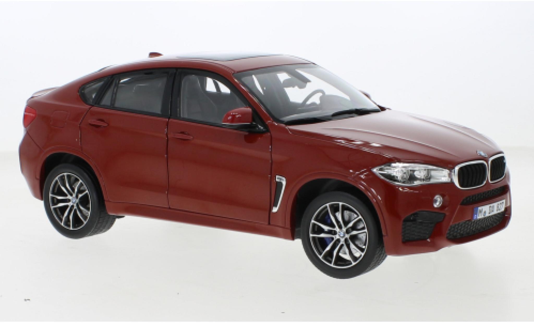 Bmw X6 1/18 Norev M metallic rood 2015 modelauto