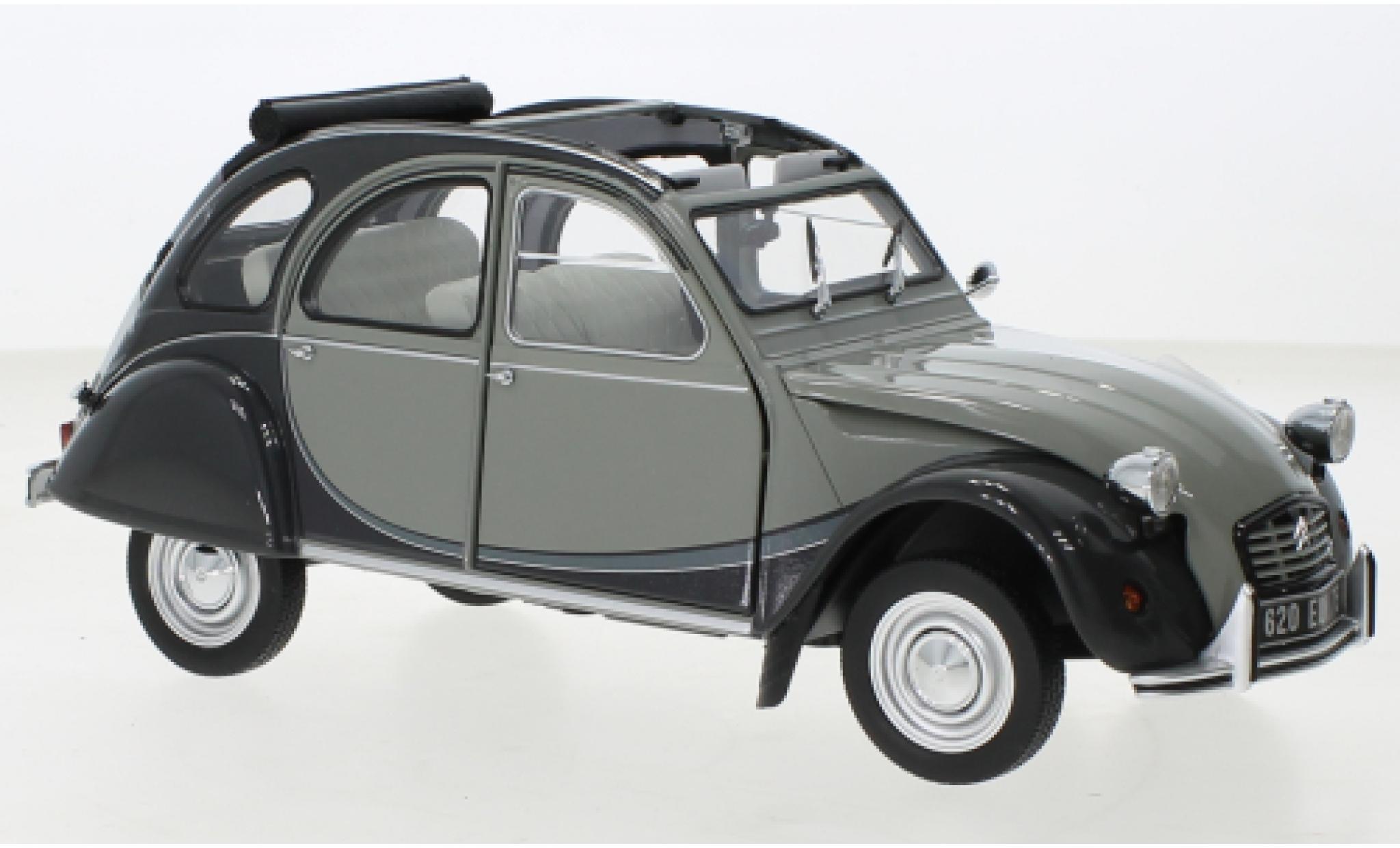 Citroen 2CV 1/18 Norev Charleston grijs/grijs 1983 modelauto
