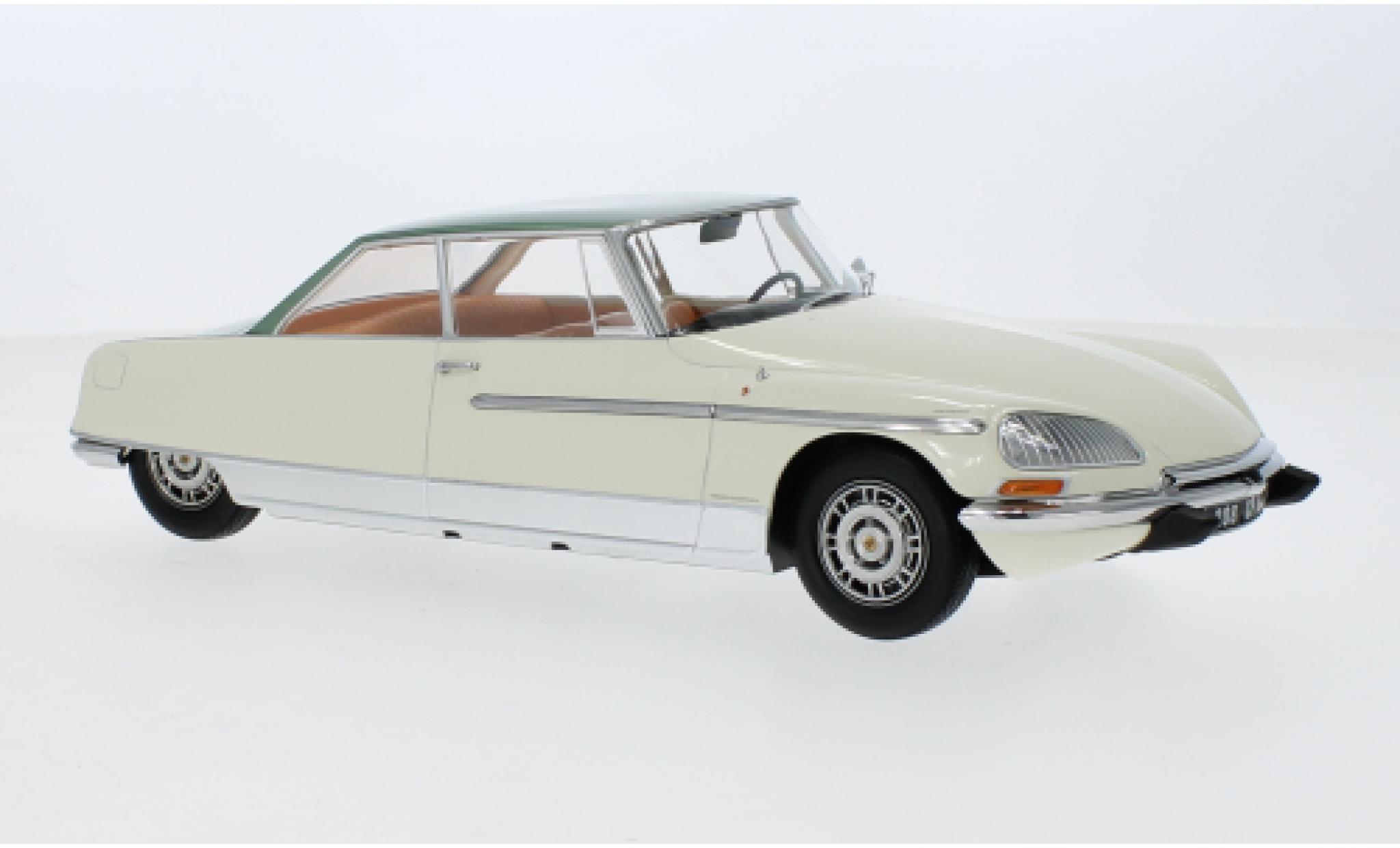 Citroen DS 1/18 Norev 21 Le Leman beige clair/metallic groen 1968 modelauto