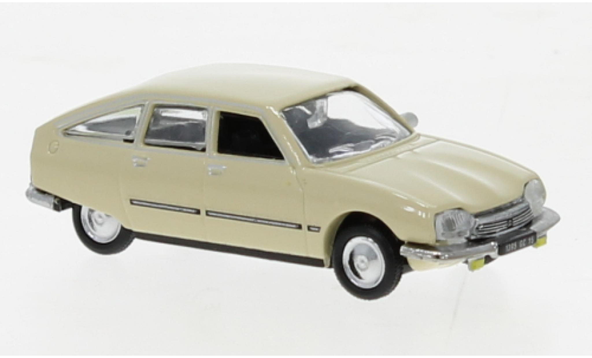 Citroen GS 1/87 Norev Pallas beige 1977 modelauto