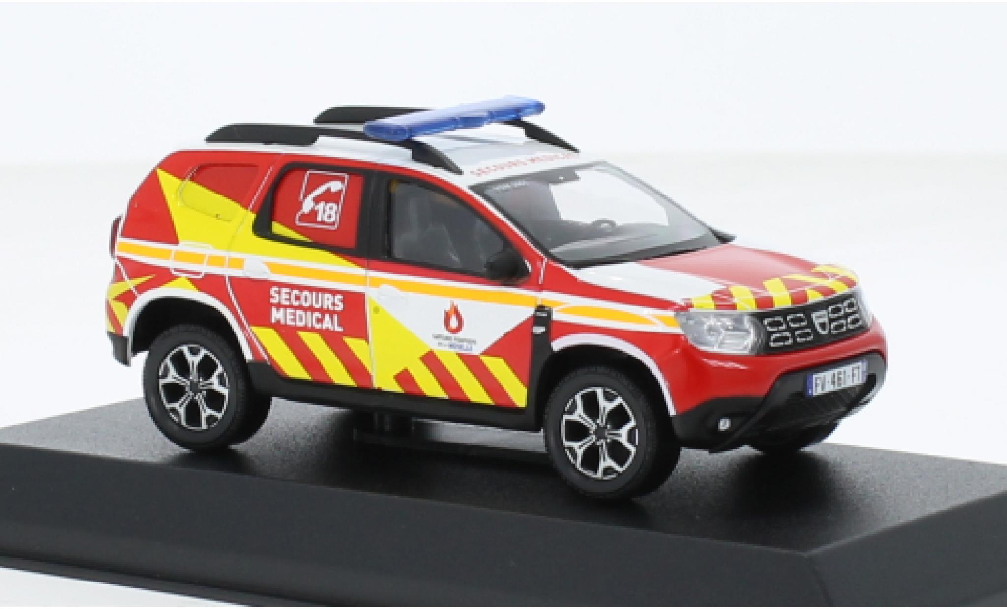 Dacia Duster 1/43 Norev Brandweer - Secours Medical 57 2020 modelauto