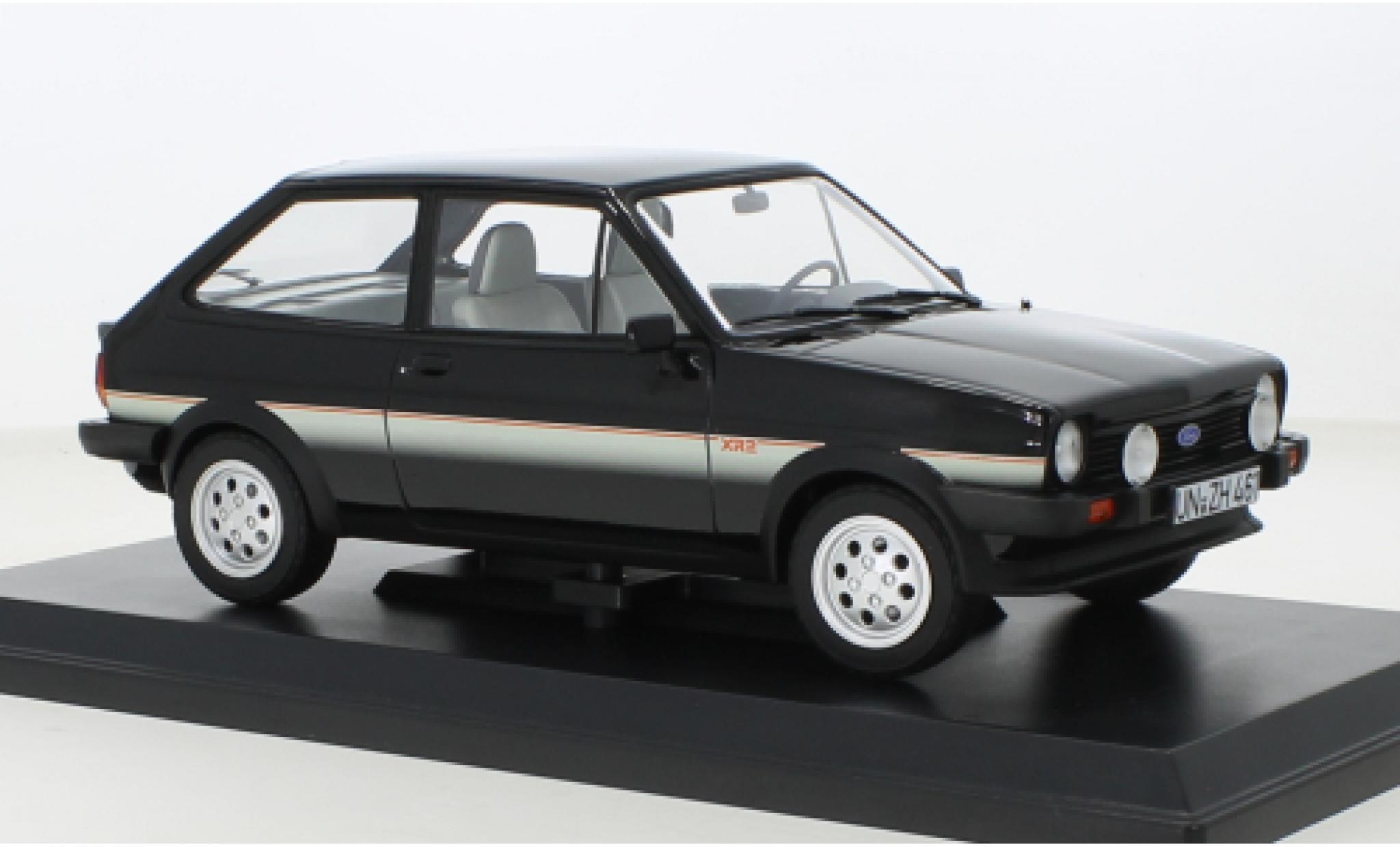 Ford Fiesta 1/18 Norev MKI XR2 zwart 1981 modelauto