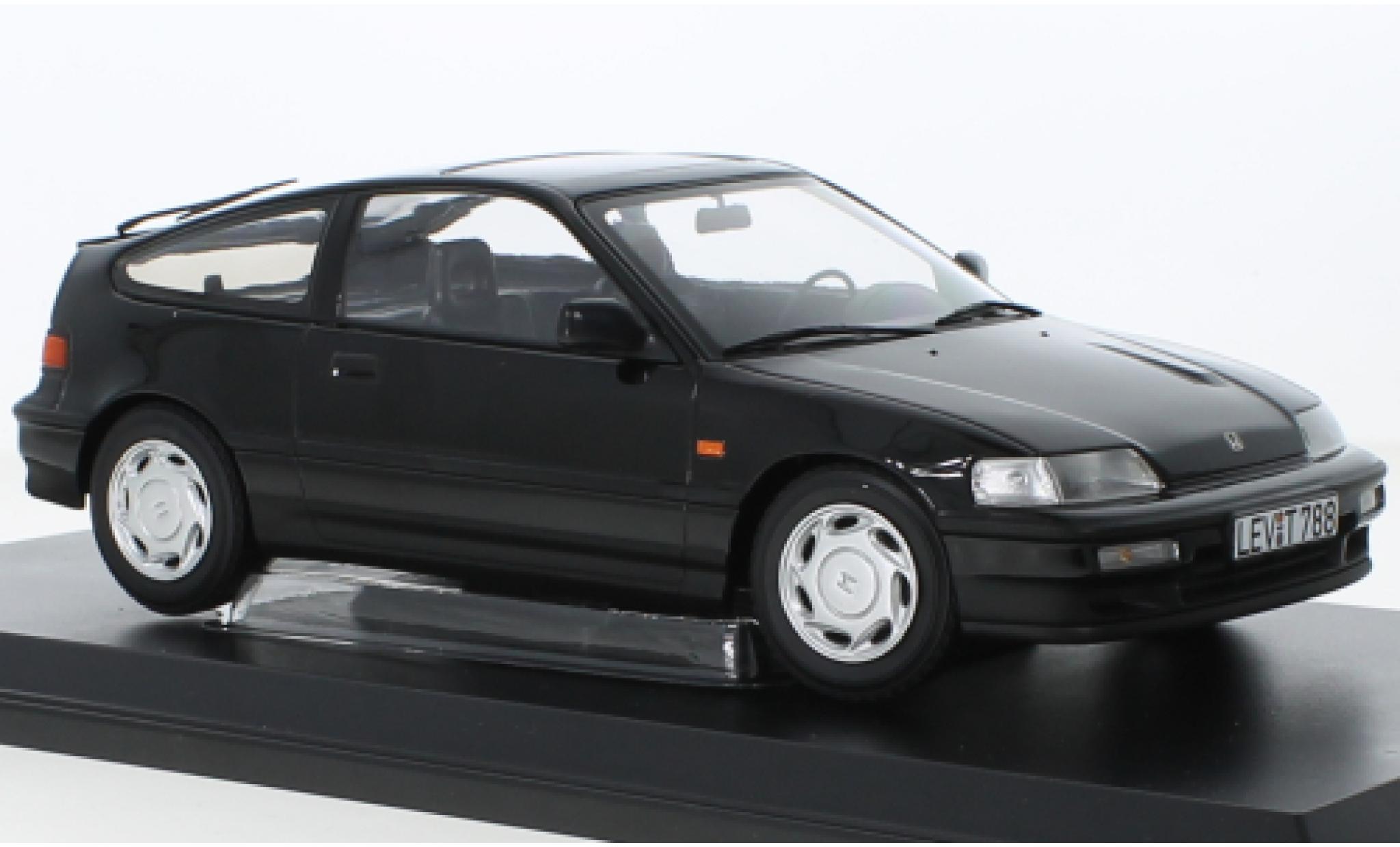 Honda CRX 1/18 Norev zwart 1990 modelauto