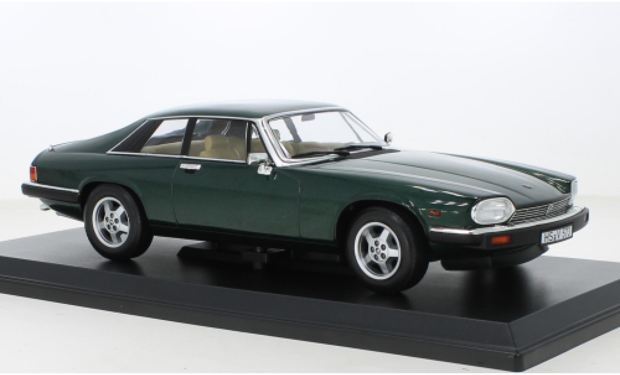 Jaguar XJ 1/18 Norev -S 5.3 H.E. Coupe metallic groen 1982 modelauto