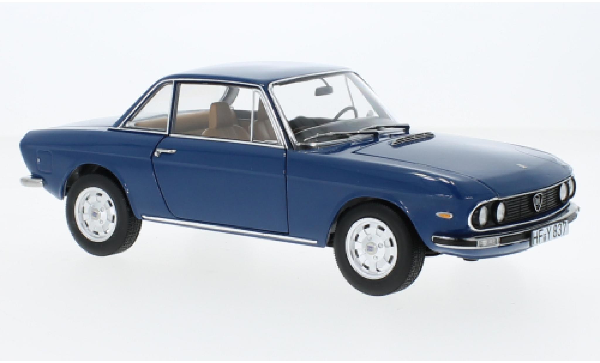 Lancia Fulvia 1/18 Norev 3 blauw 1975 modelauto