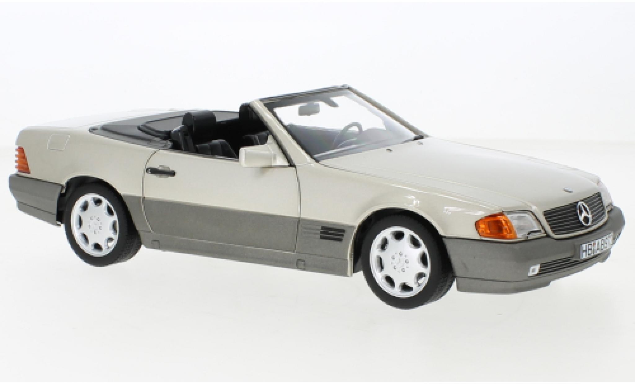 Mercedes 500 1/18 Norev SL (R129) metallic beige 1989 modelauto