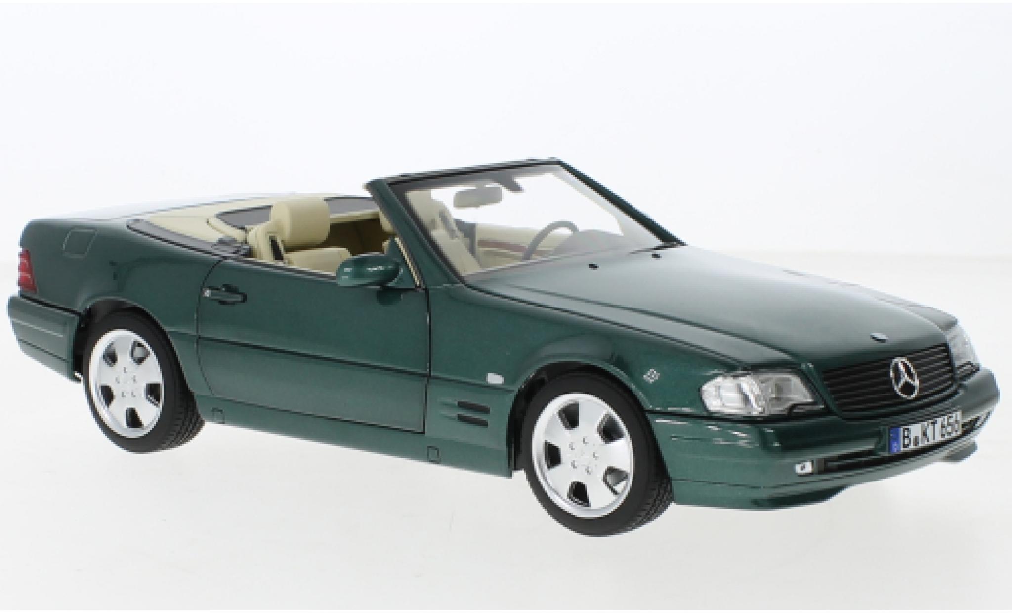Mercedes Classe SL 1/18 Norev SL 500 (R129) metallic groen 1999 modelauto