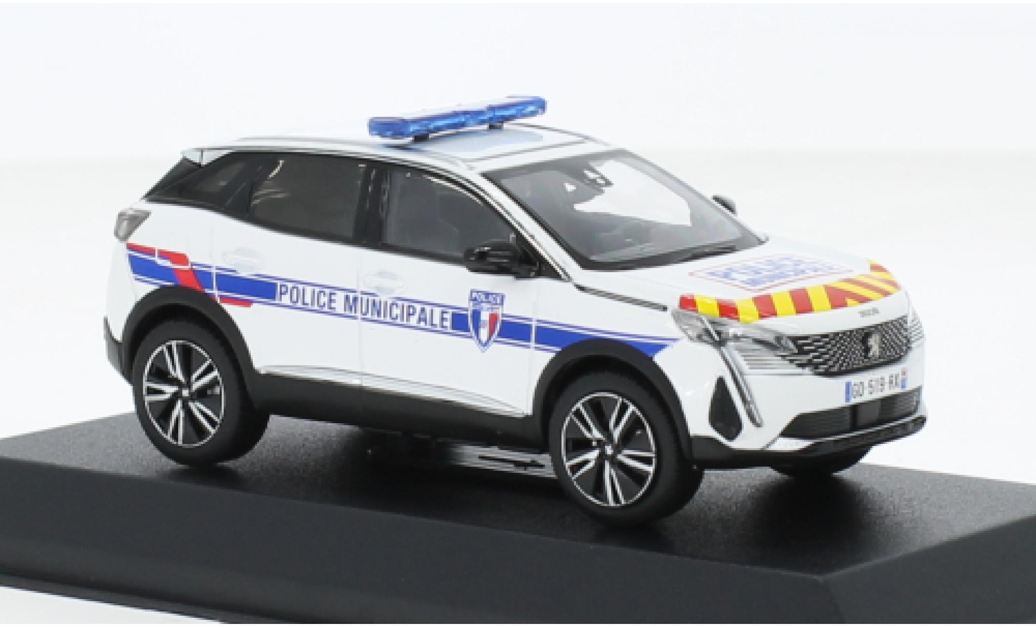 Peugeot 3008 1/43 Norev Politie Municipale (F) 2023 modelauto