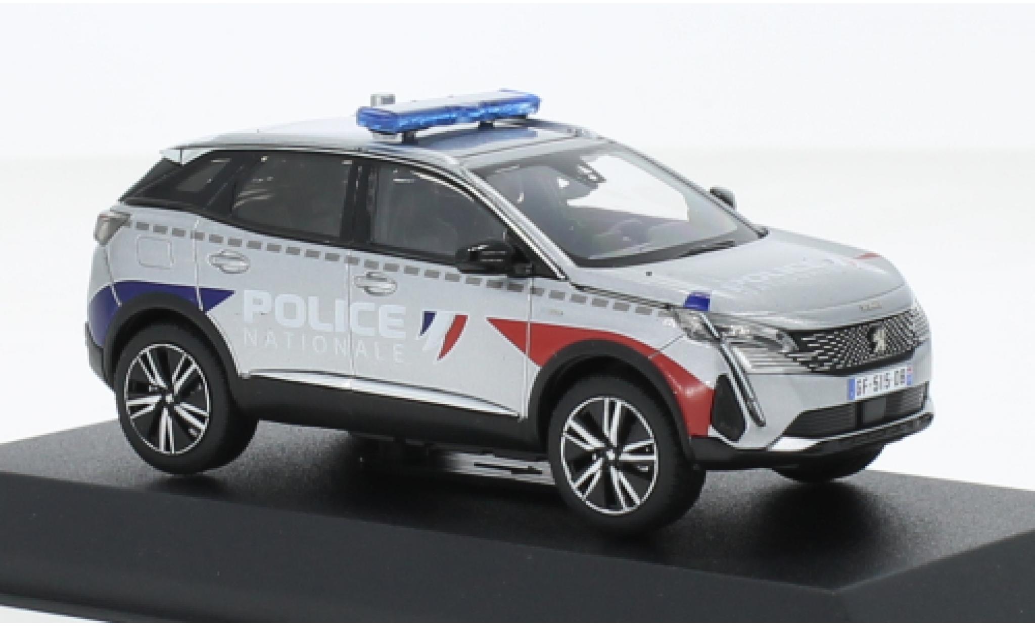 Peugeot 3008 1/43 Norev Politie Nationale (F) 2023 modelauto