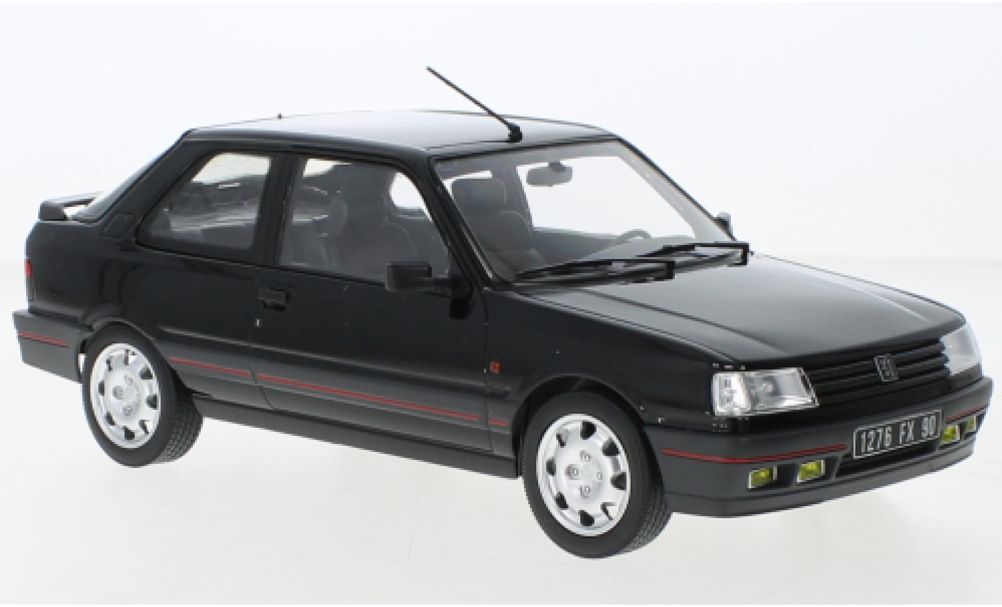 Peugeot 309 1/18 Norev GTI zwart 1990 modelauto