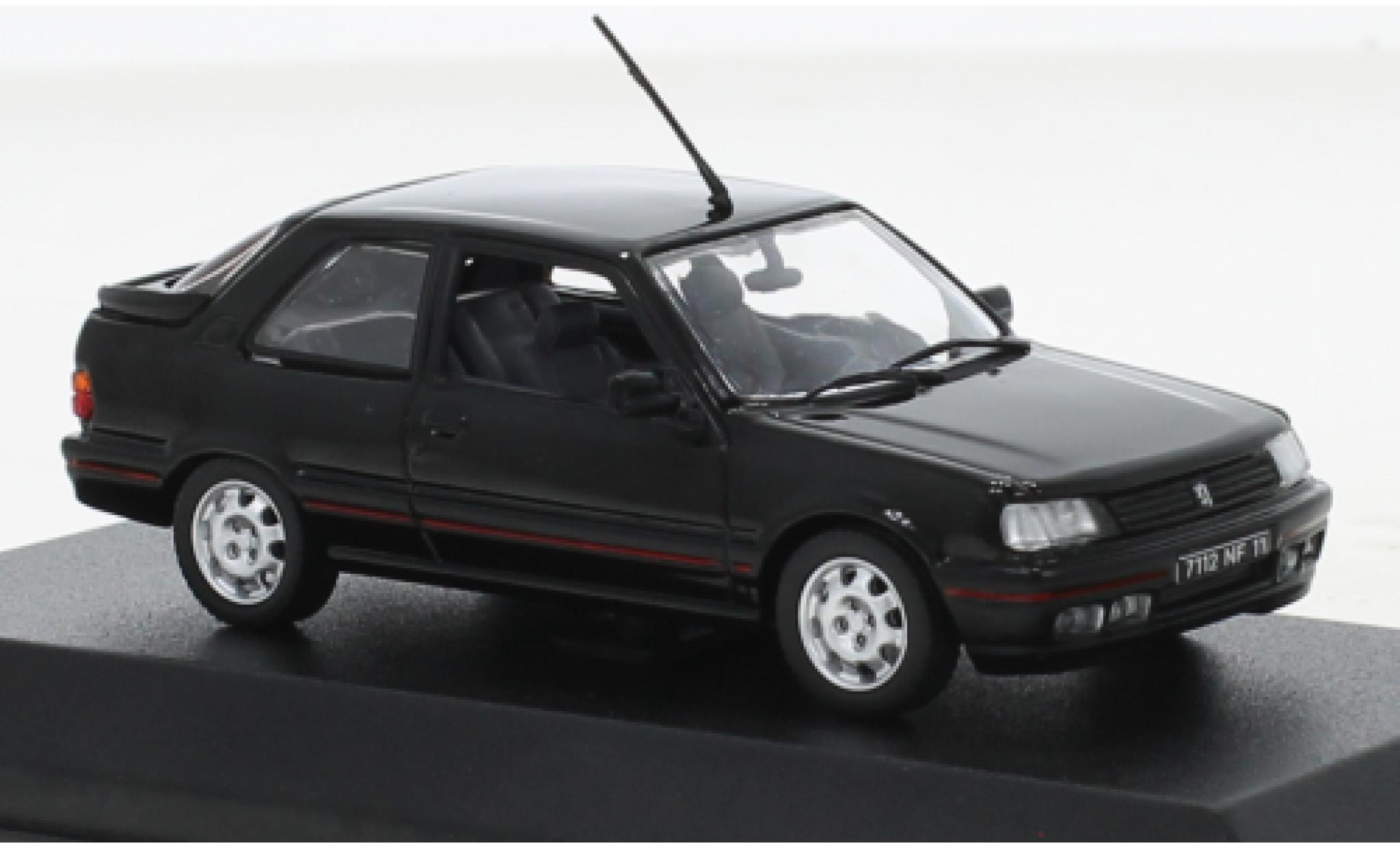 Peugeot 309 1/43 Norev GTi zwart 1987 modelauto