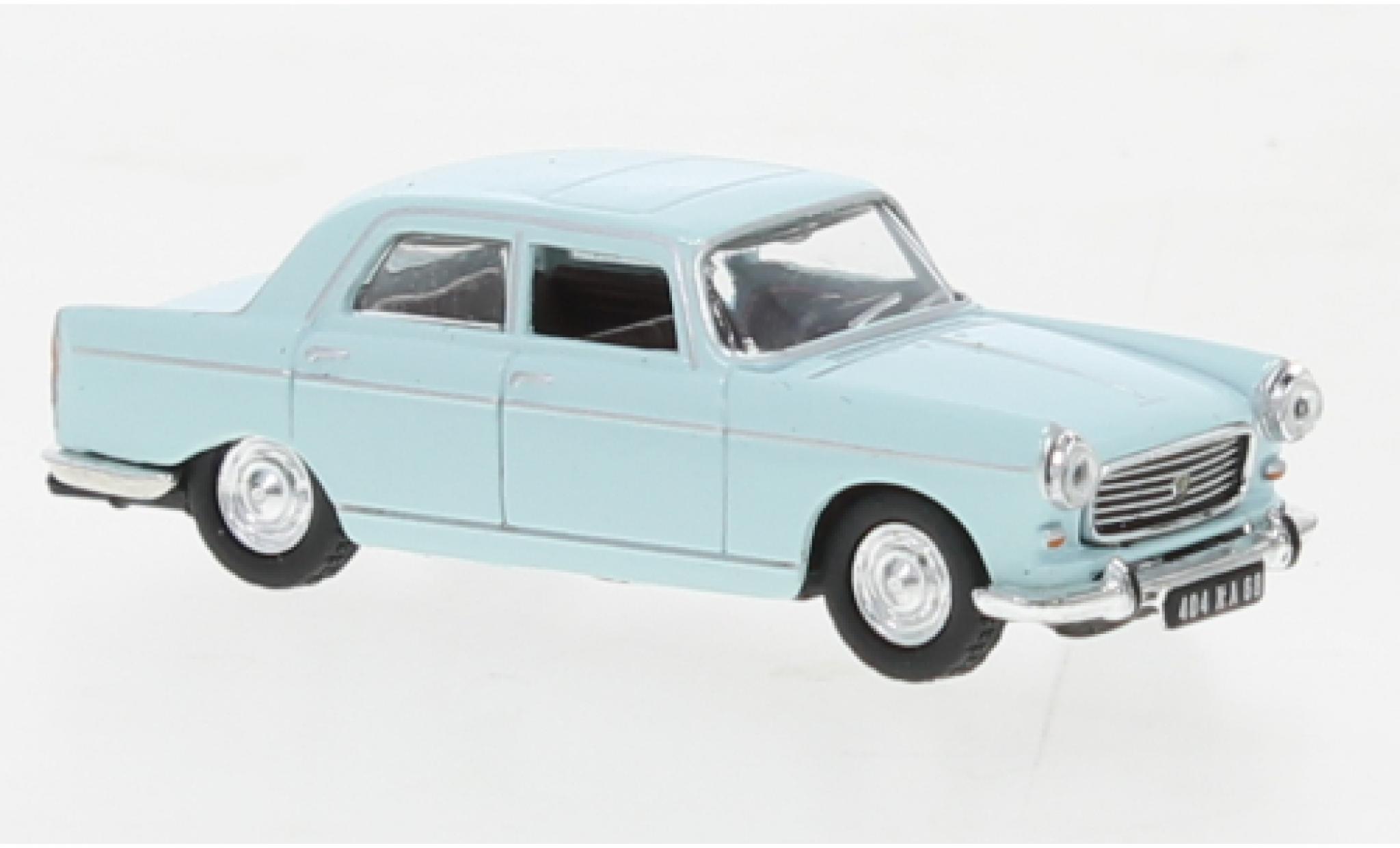 Peugeot 404 1/87 Norev blauw 1968 modelauto