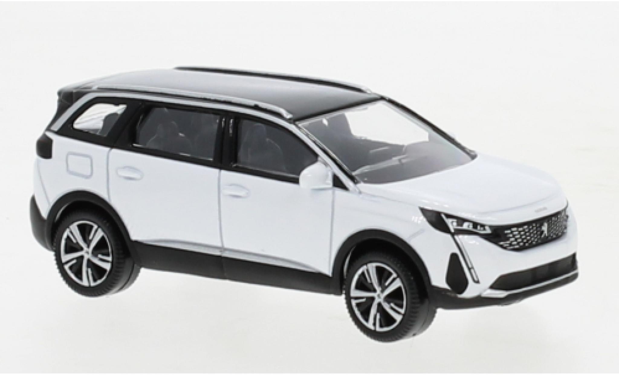 Peugeot 5008 1/64 Norev metallic wit 2020 modelauto