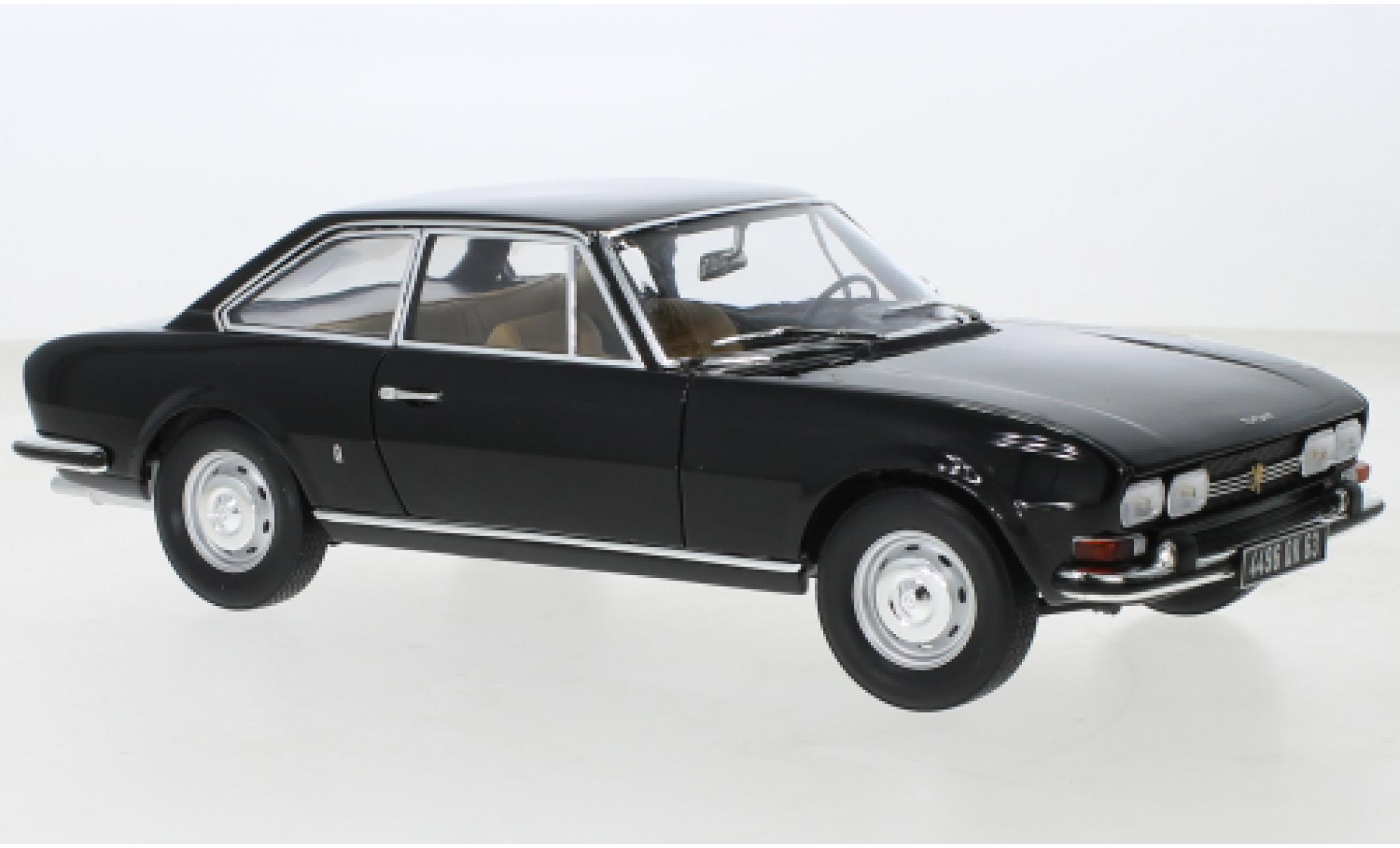 Peugeot 504 1/18 Norev Coupe zwart 1969 modelauto