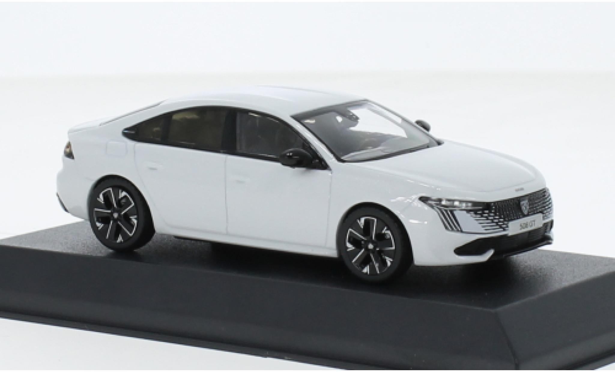 Peugeot 508 1/43 Norev GT hybride metallic grijs clair 2023 modelauto