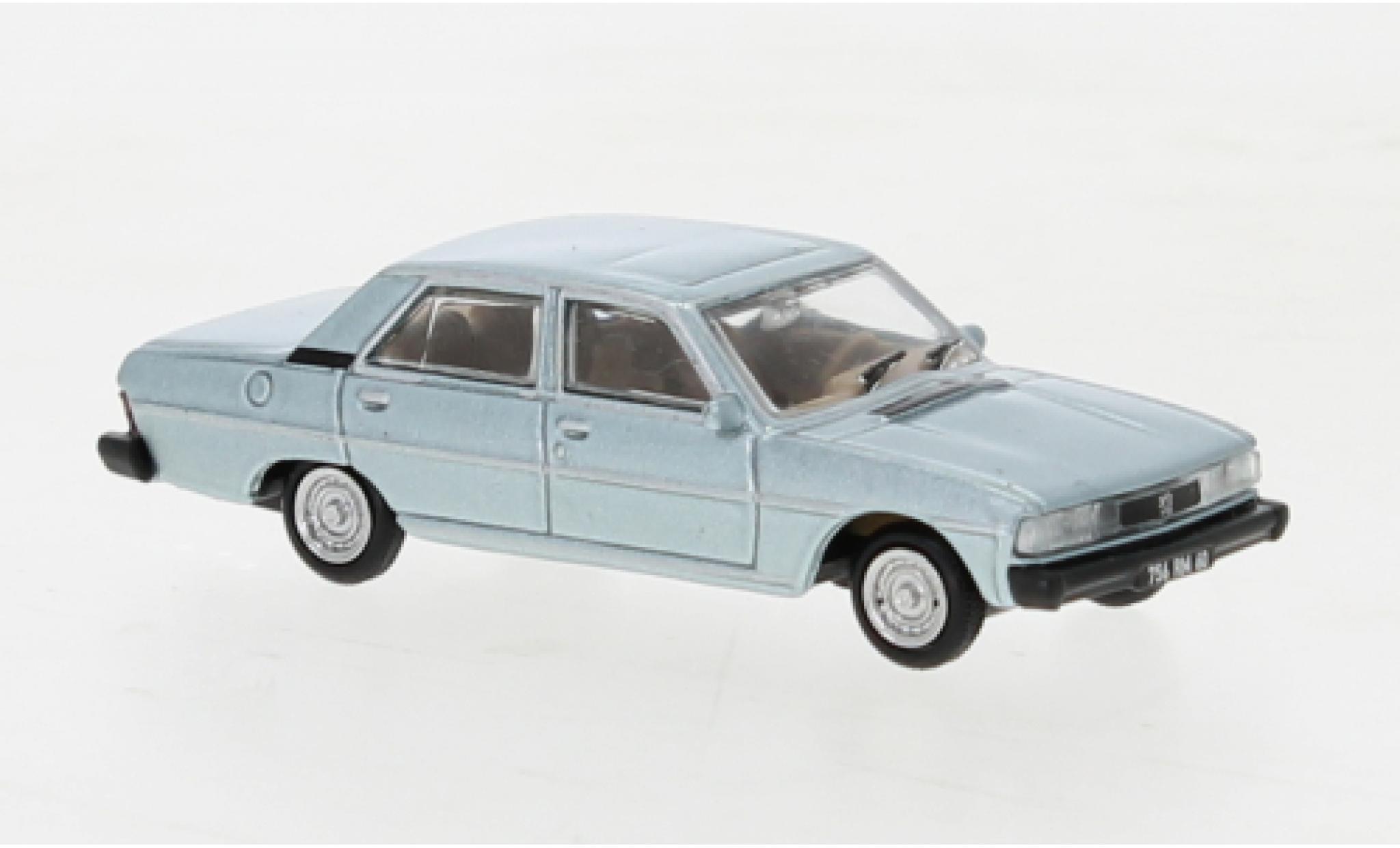 Peugeot 604 1/87 Norev metallic groen 1977 modelauto