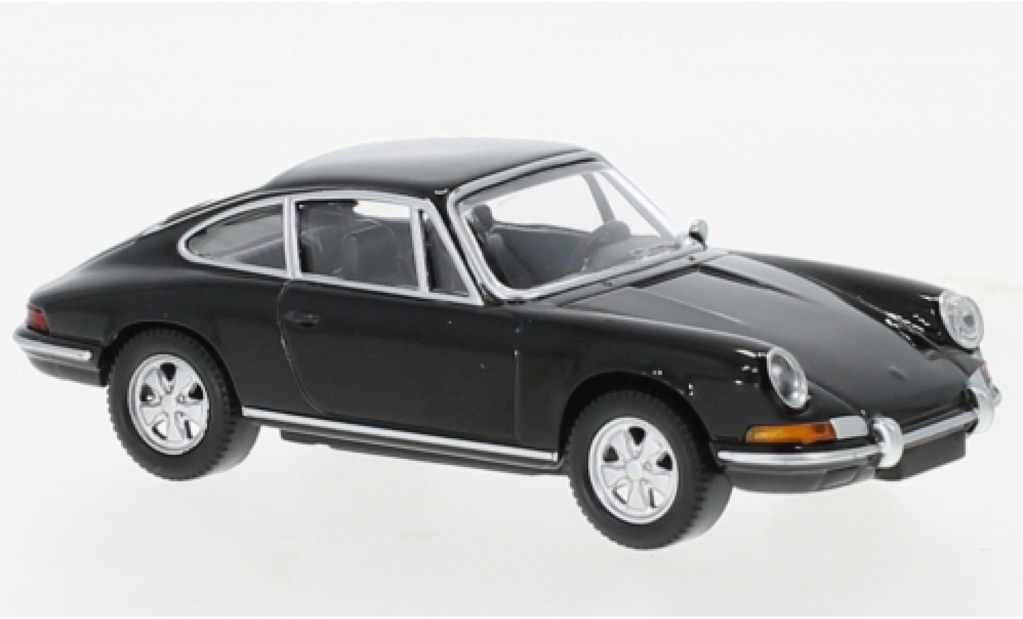 Porsche 911 1/43 Norev zwart 1969 modelauto