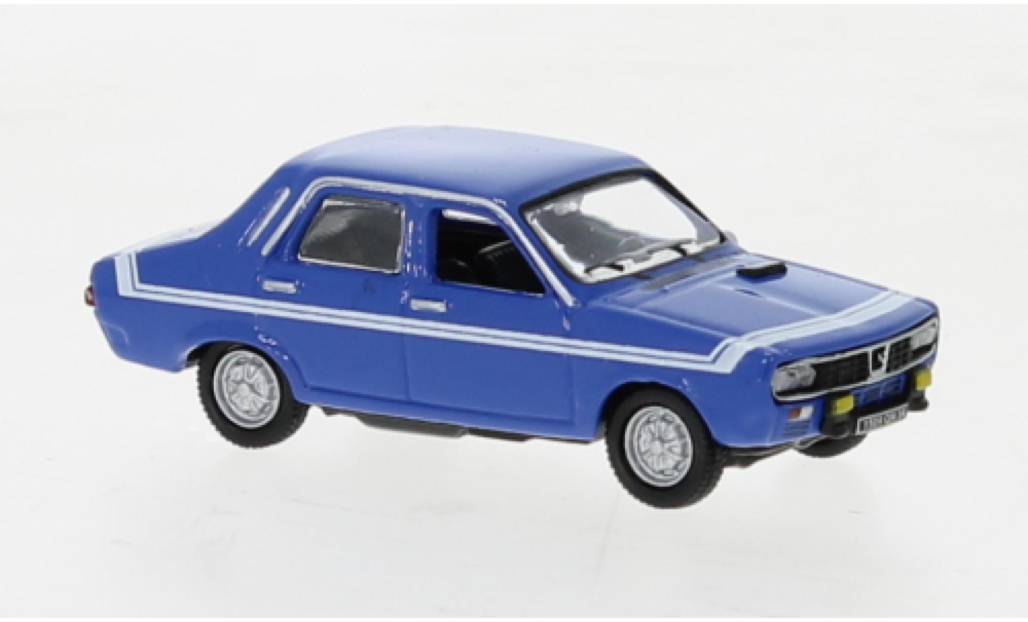 Renault 12 1/87 Norev Gordini blauw 1971 modelauto
