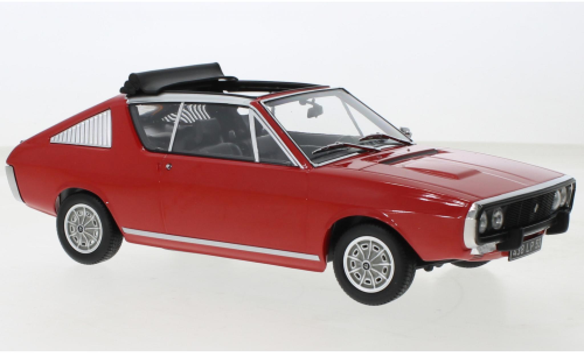 Renault 17 1/18 Norev Gordini Decouvrable rood 1975 modelauto