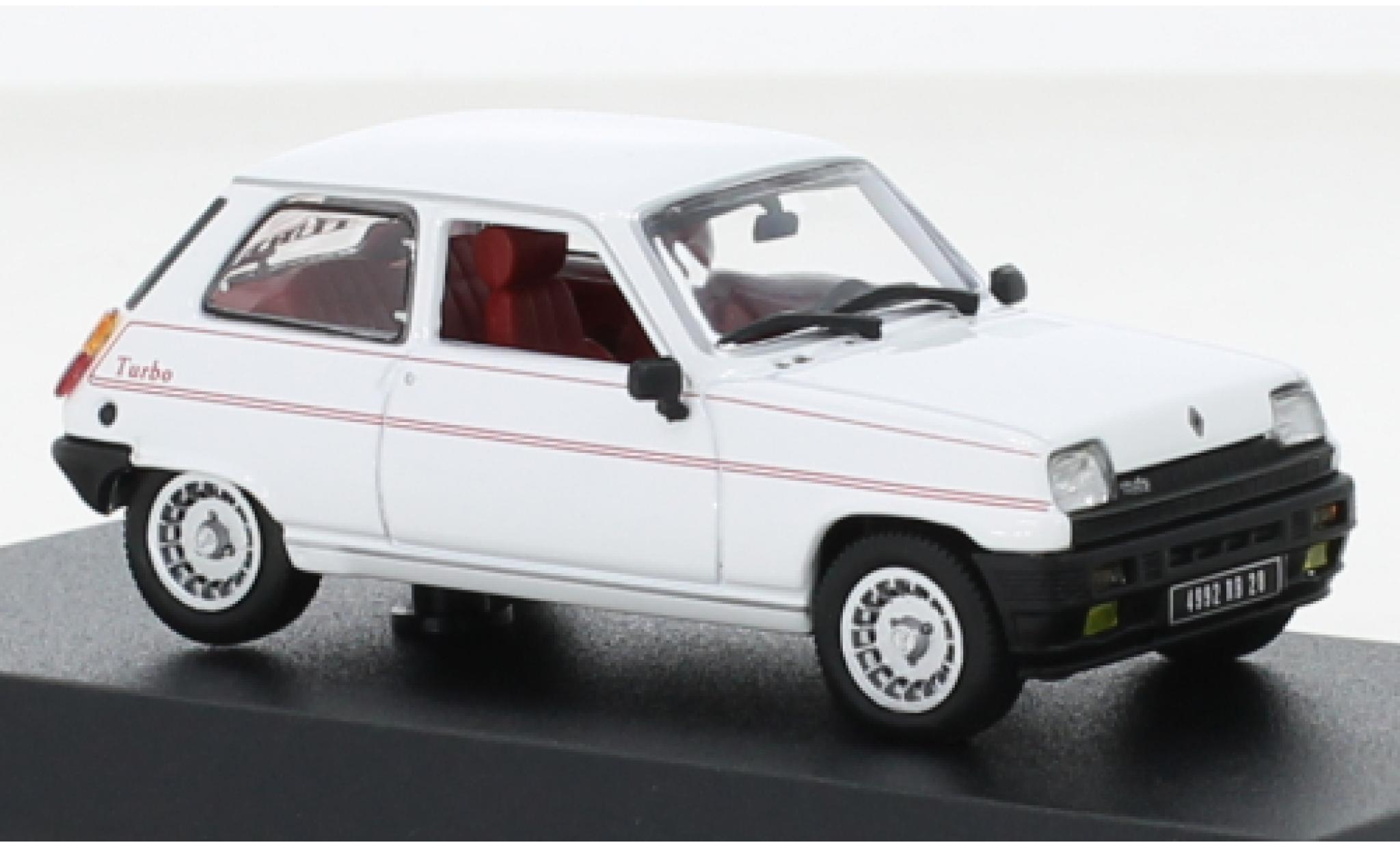 Renault 5 1/43 Norev Alpine Turbo wit 1983 modelauto