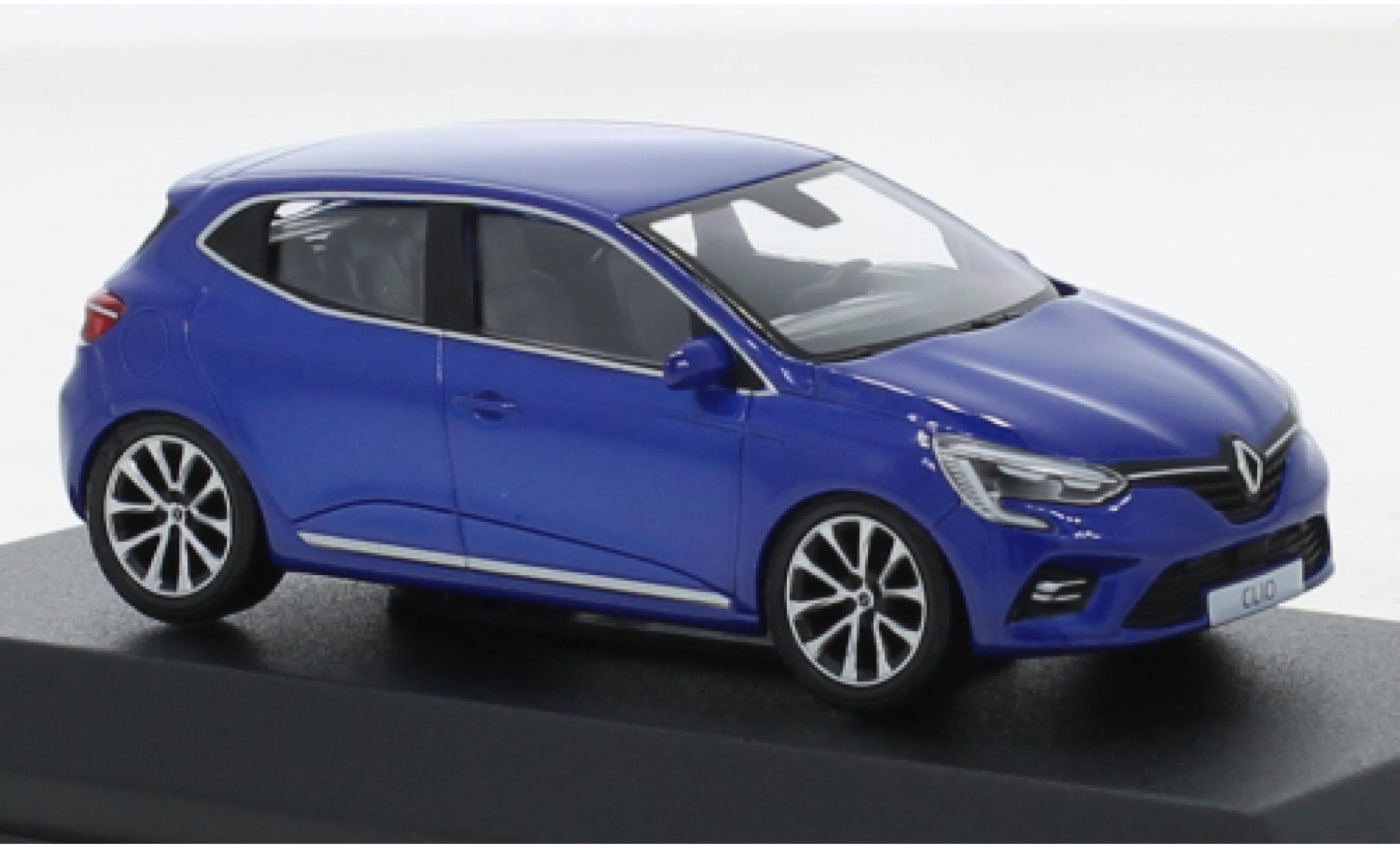 Renault Clio 1/43 Norev metallic blauw 2019 modelauto