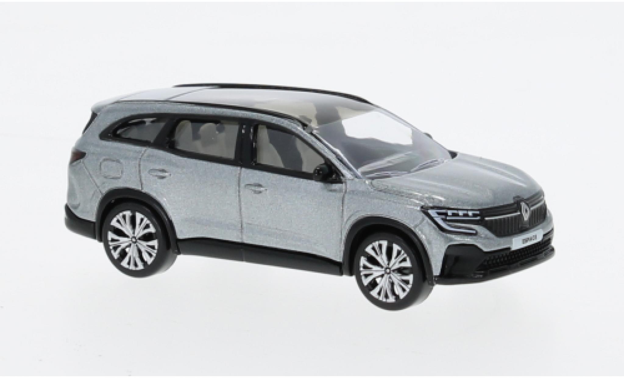 Renault Espace 1/64 Norev E-Tech hybride metallic grijs 2023 modelauto