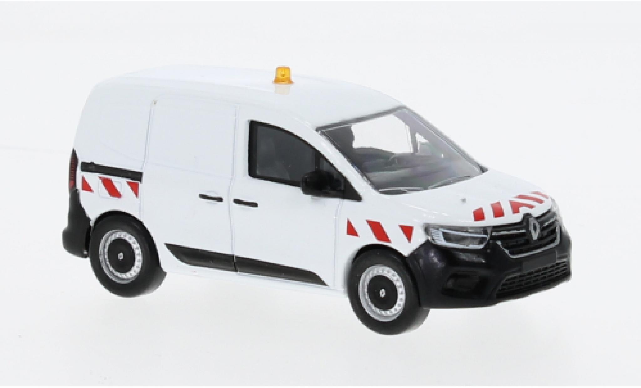 Renault Kangoo 1/64 Norev wit/rood 2023 modelauto