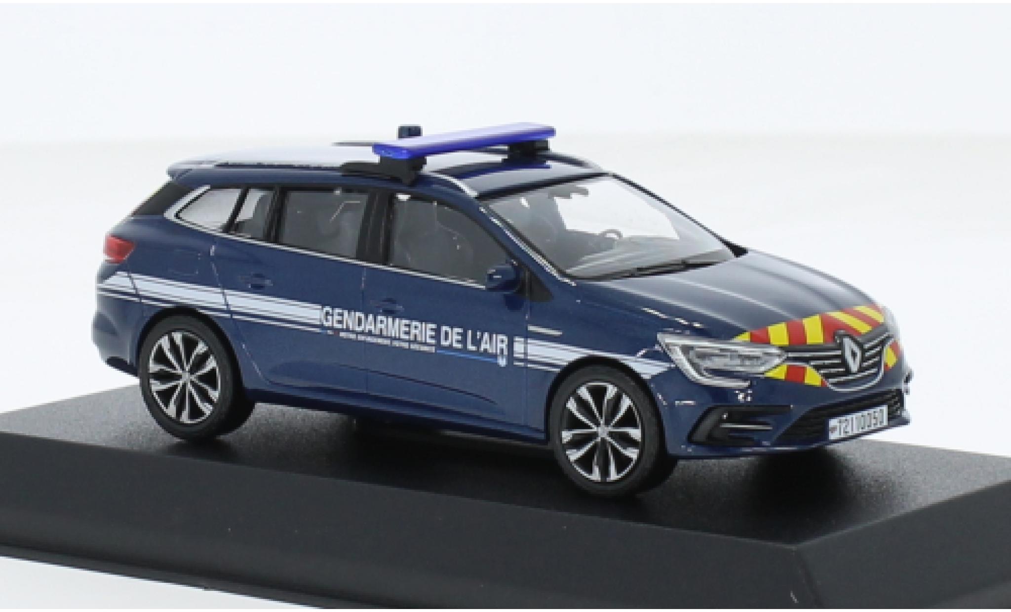 Renault Megane 1/43 Norev Sport Tourer Gendamerie de l air 2022 modelauto