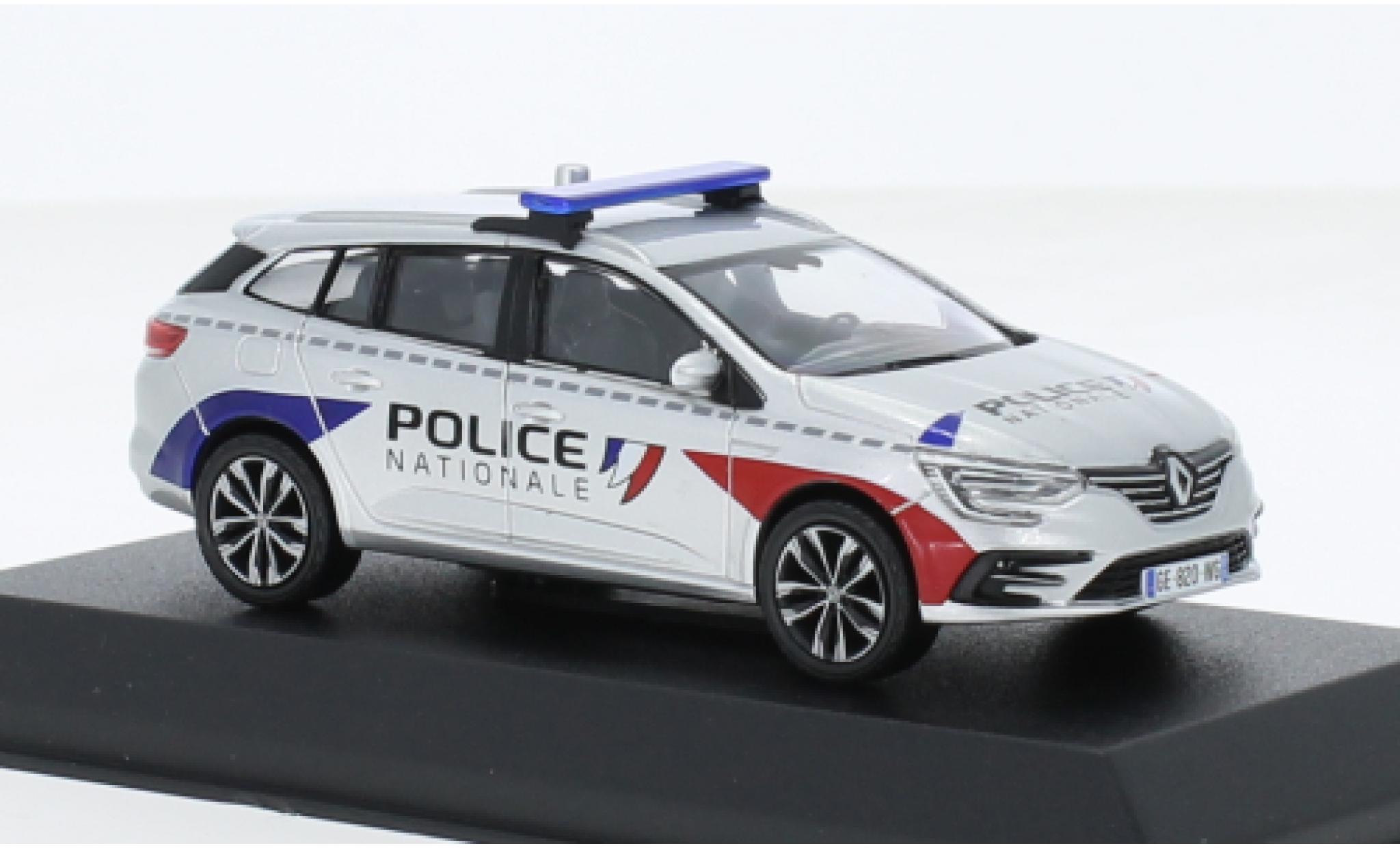 Renault Megane 1/43 Norev Sport Tourer Politie Nationale (F) 2022 modelauto