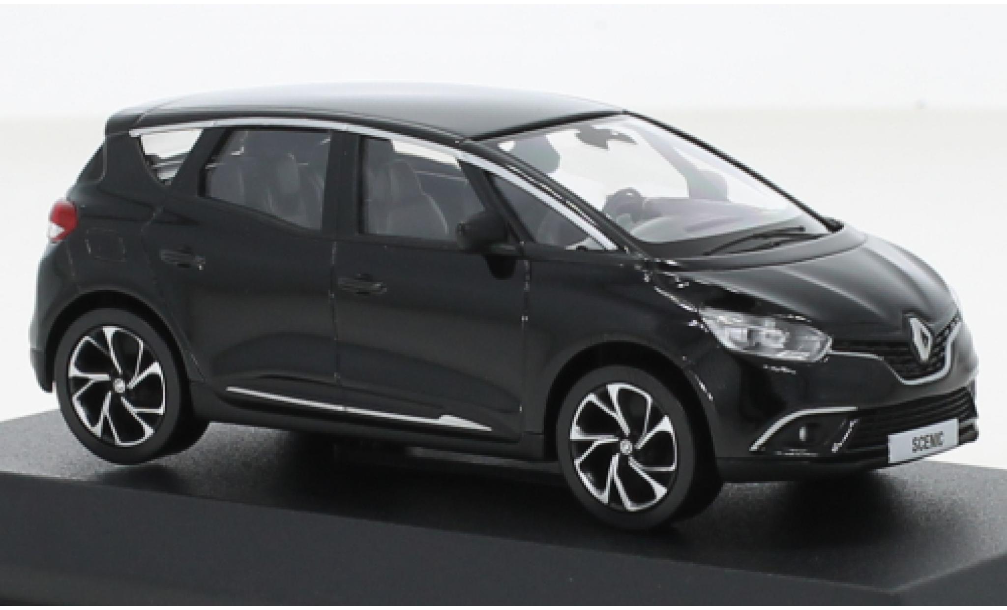 Renault Scenic 1/43 Norev zwart 2016 modelauto