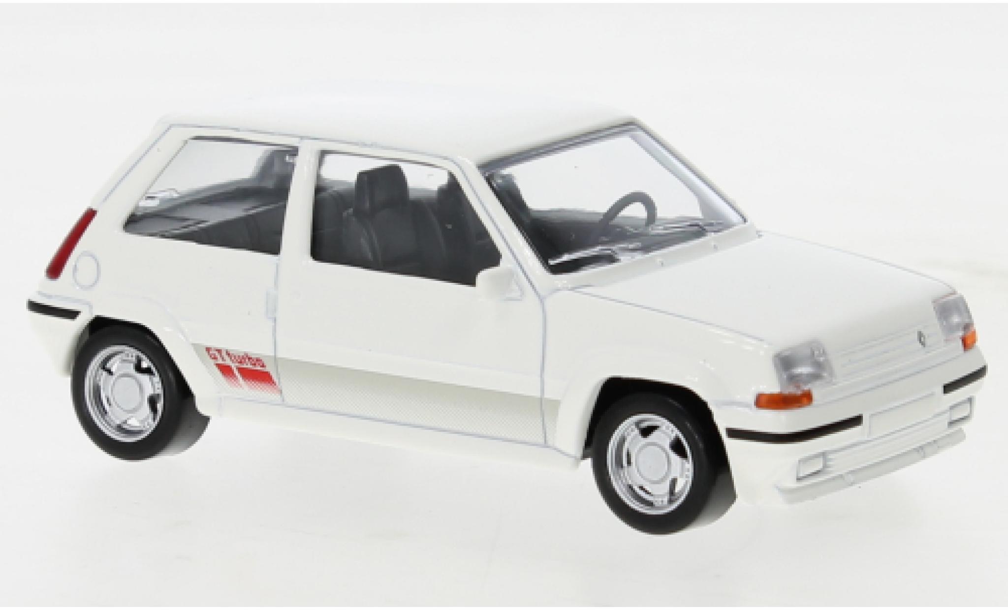 Renault 5 GT Turbo 1/43 Norev SuperCinq GT Turbo Ph II wit 1988 modelauto