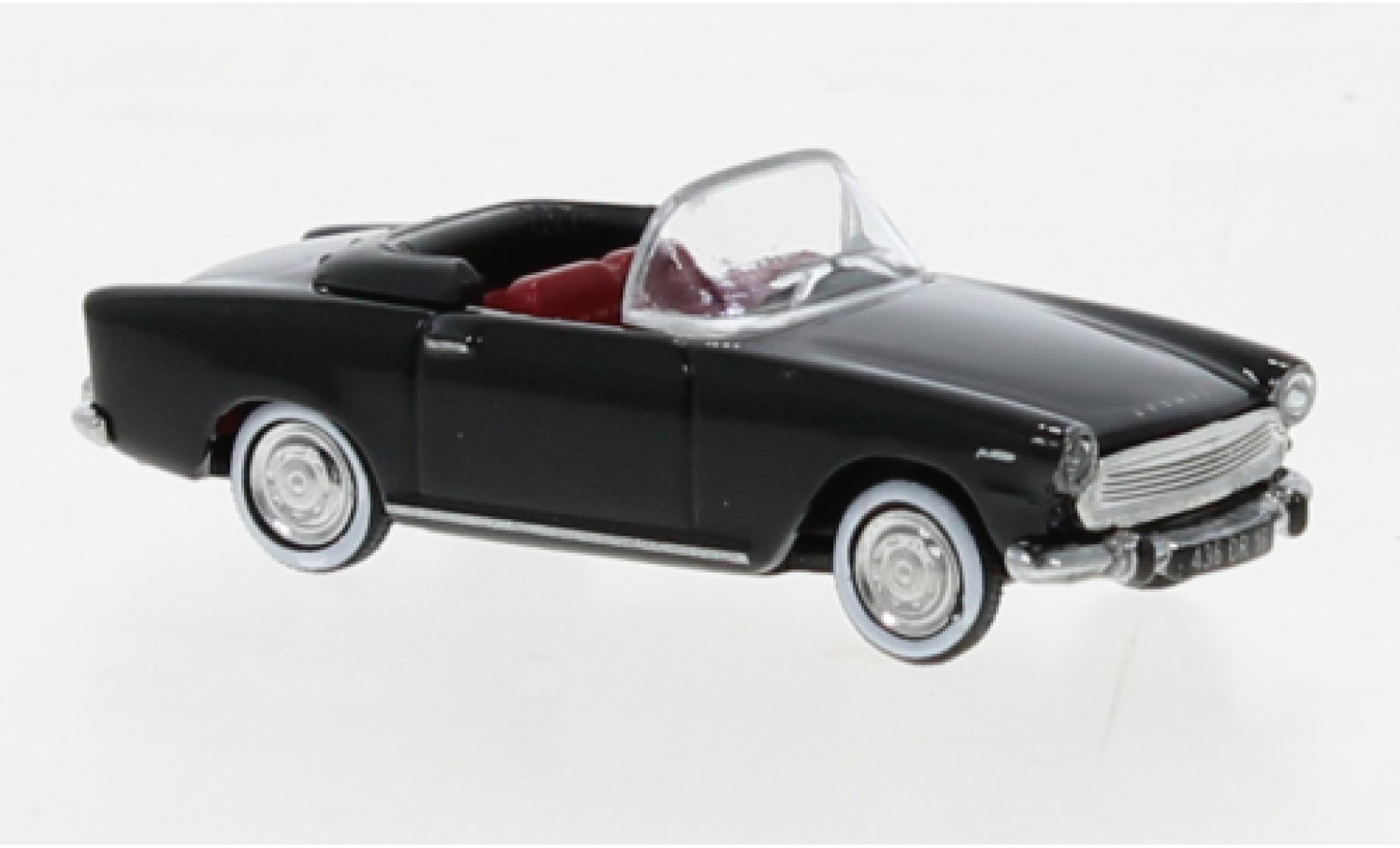 Simca Aronde 1/87 Norev P60 Oceane zwart 1960 modelauto
