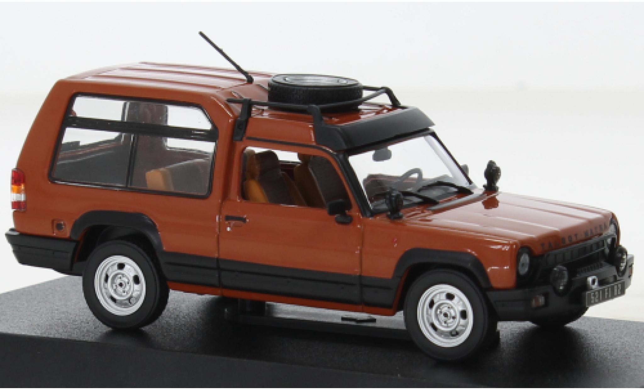 Matra Rancho 1/43 Norev Talbot oranje 1982 modelauto
