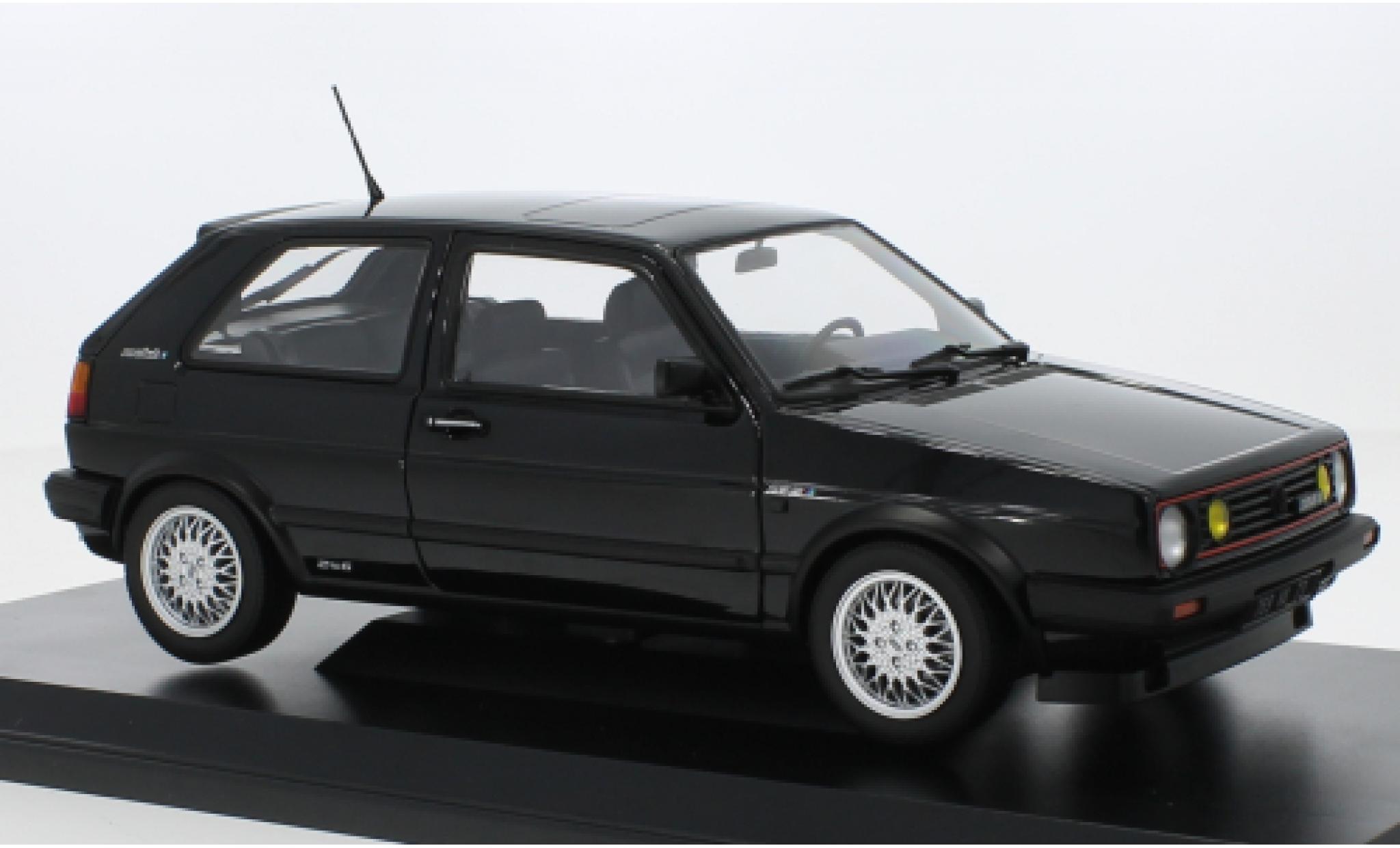 Volkswagen Golf 1/18 Norev II GTI 16S Match metallic zwart 1989 modelauto