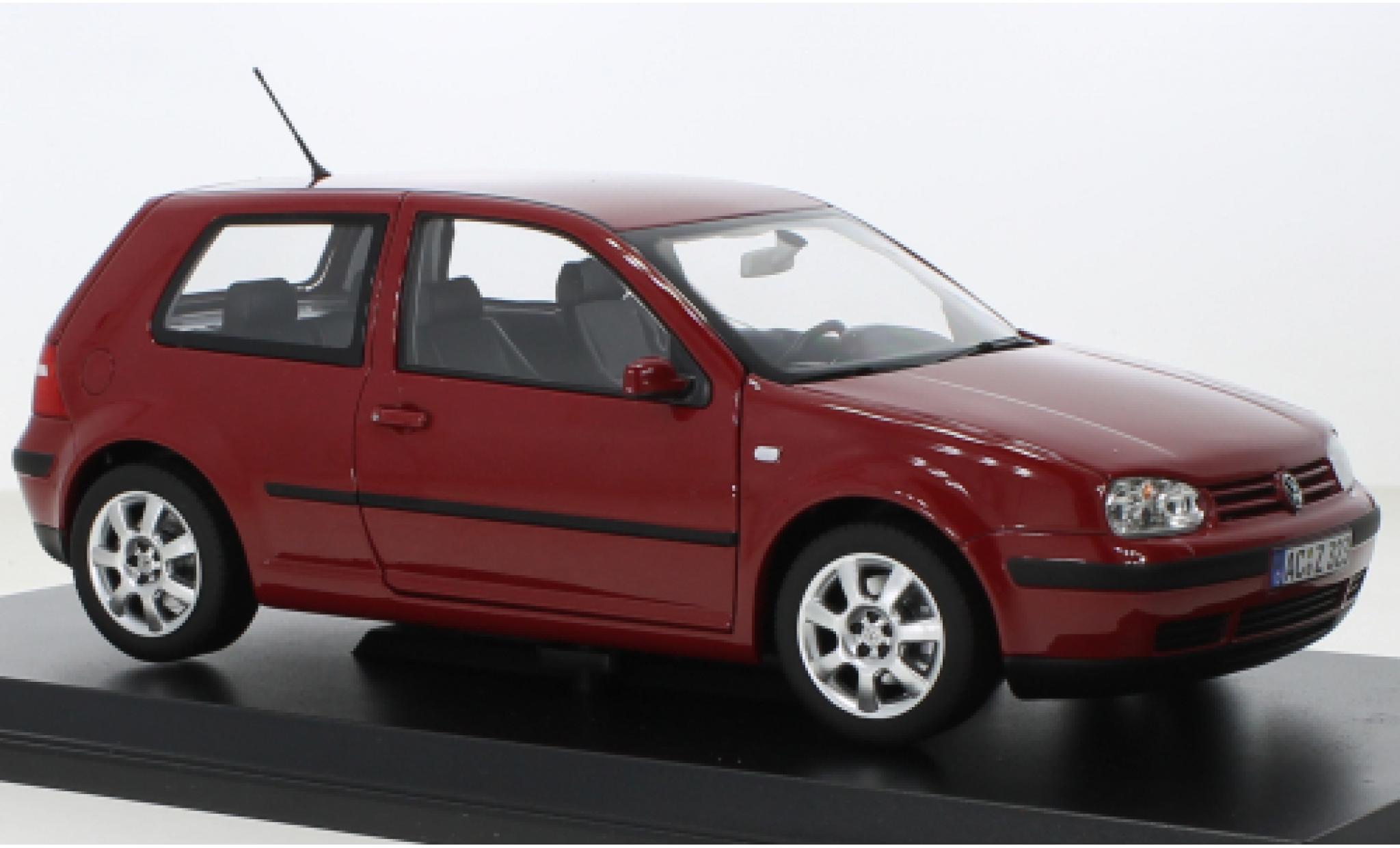 Volkswagen Golf 1/18 Norev IV rood 2002 modelauto