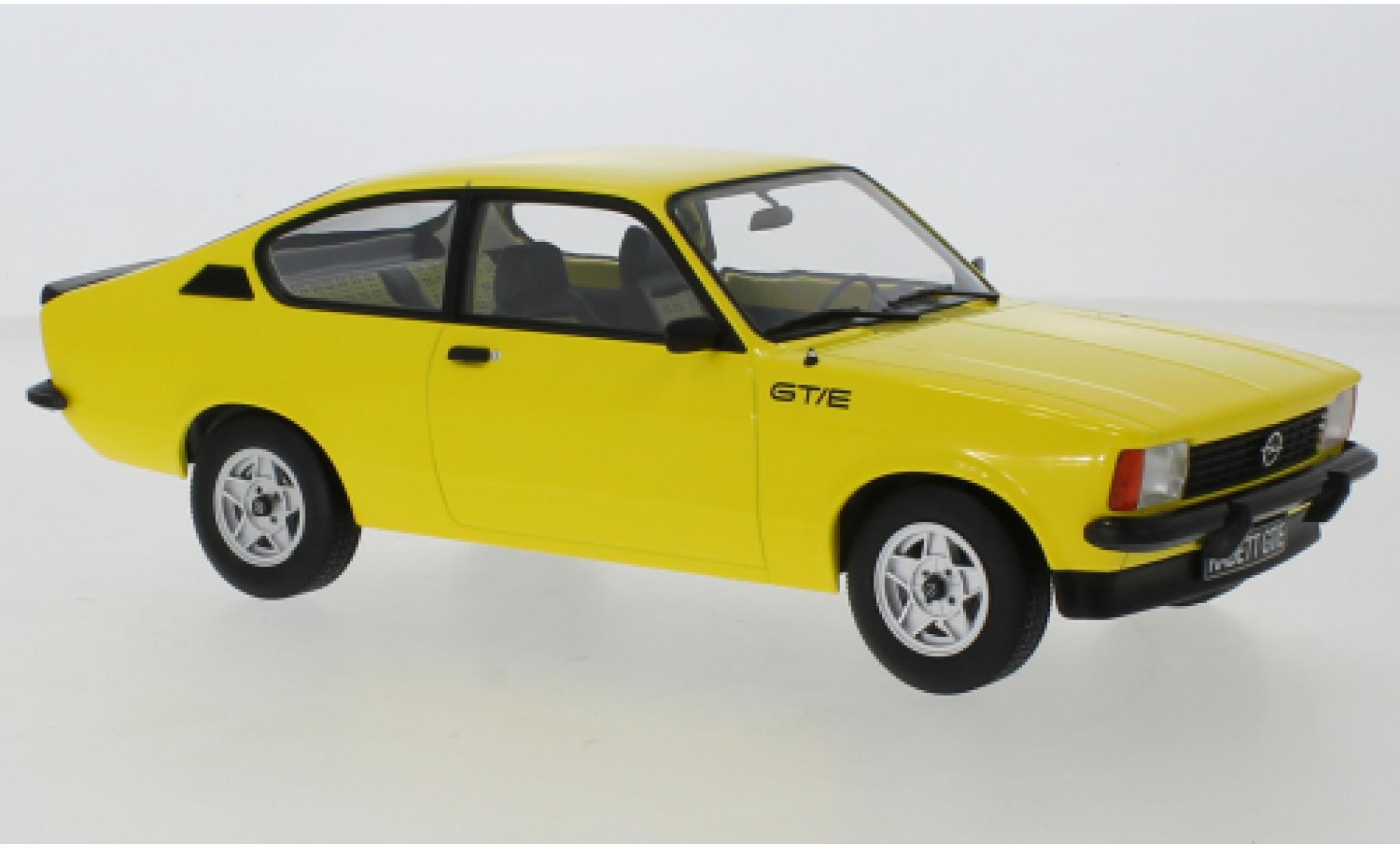 Opel Kadett 1/18 Norev C GT/E geel 1977 modelauto