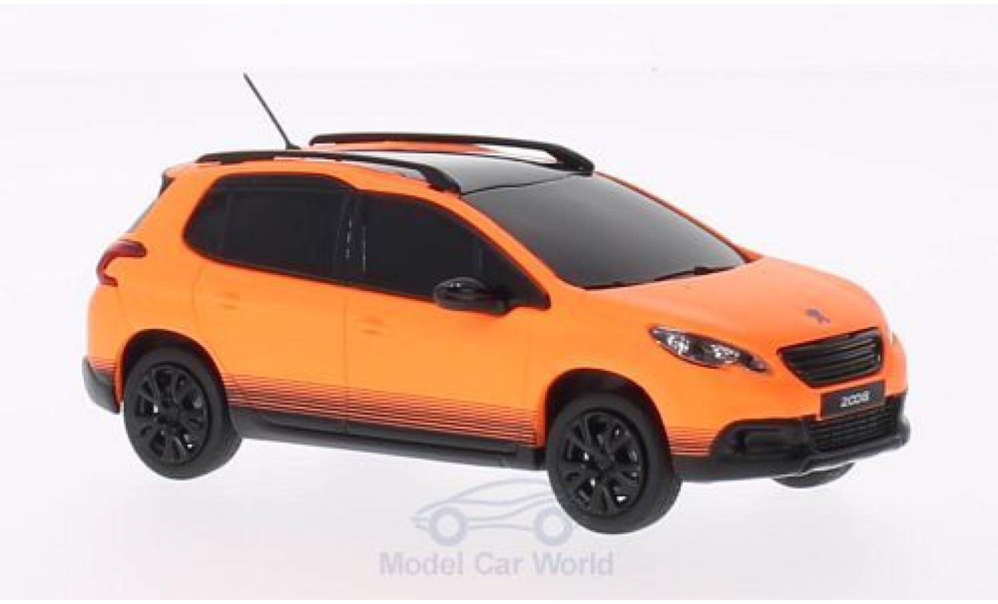 Peugeot 2008 1/43 Norev matt-oranje 2013 modelauto