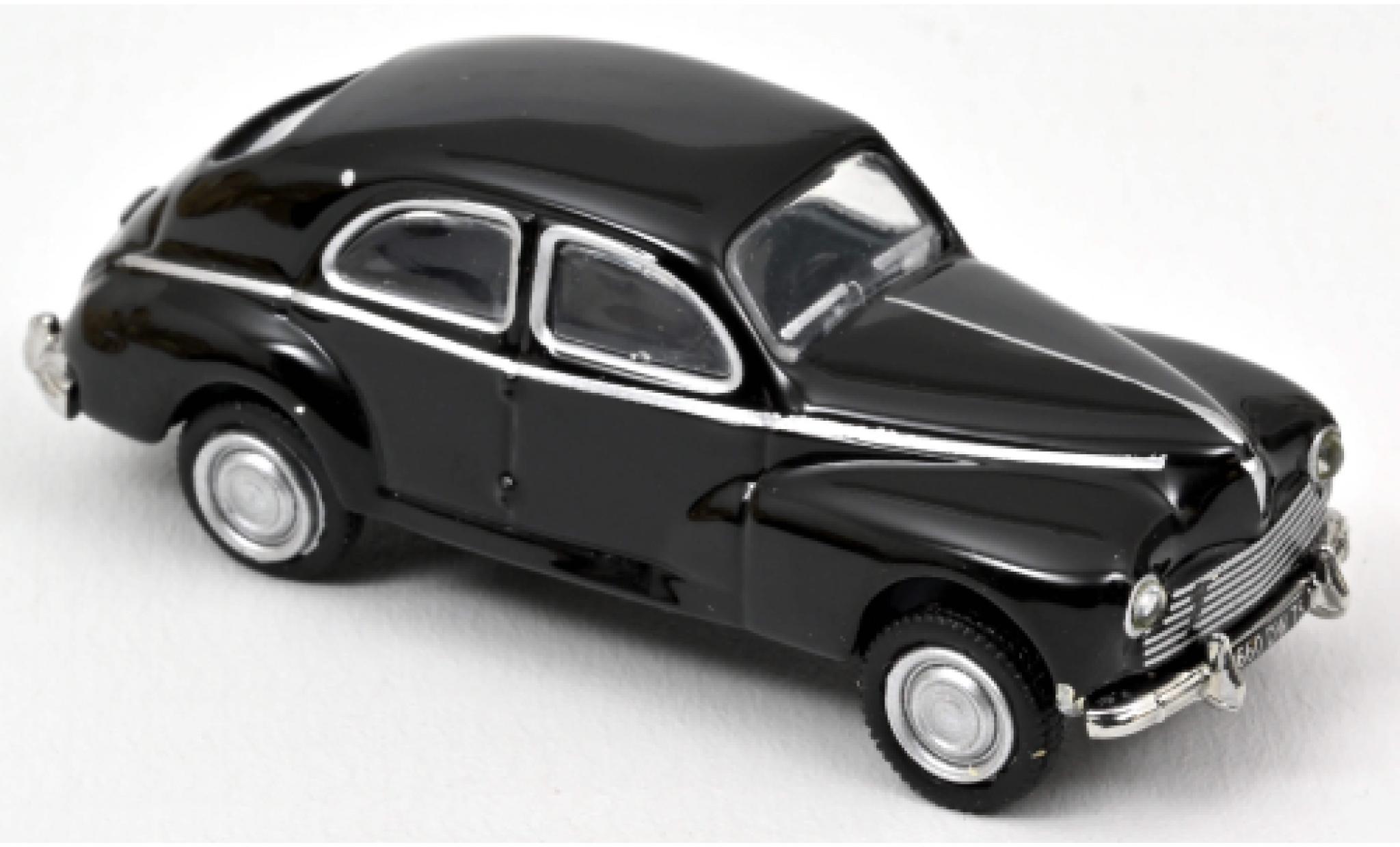 Peugeot 203 1/87 Norev zwart 1955 modelauto