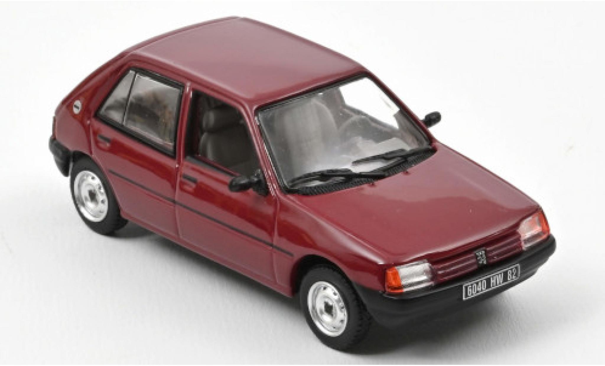 Peugeot 205 1/43 Norev GL rood 1988 modelauto