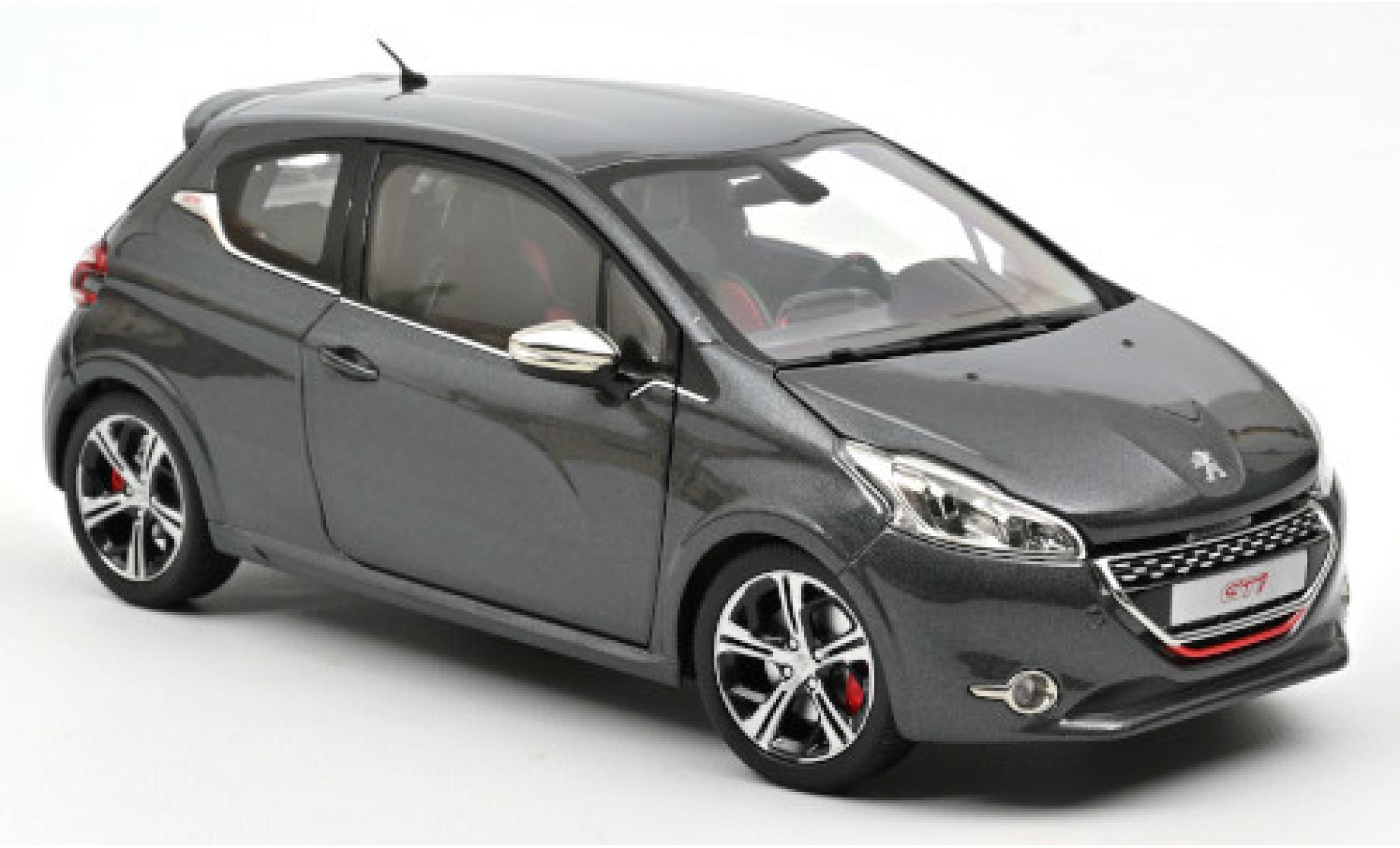 Peugeot 208 1/18 Norev GTi metallic grijs 2013 modelauto