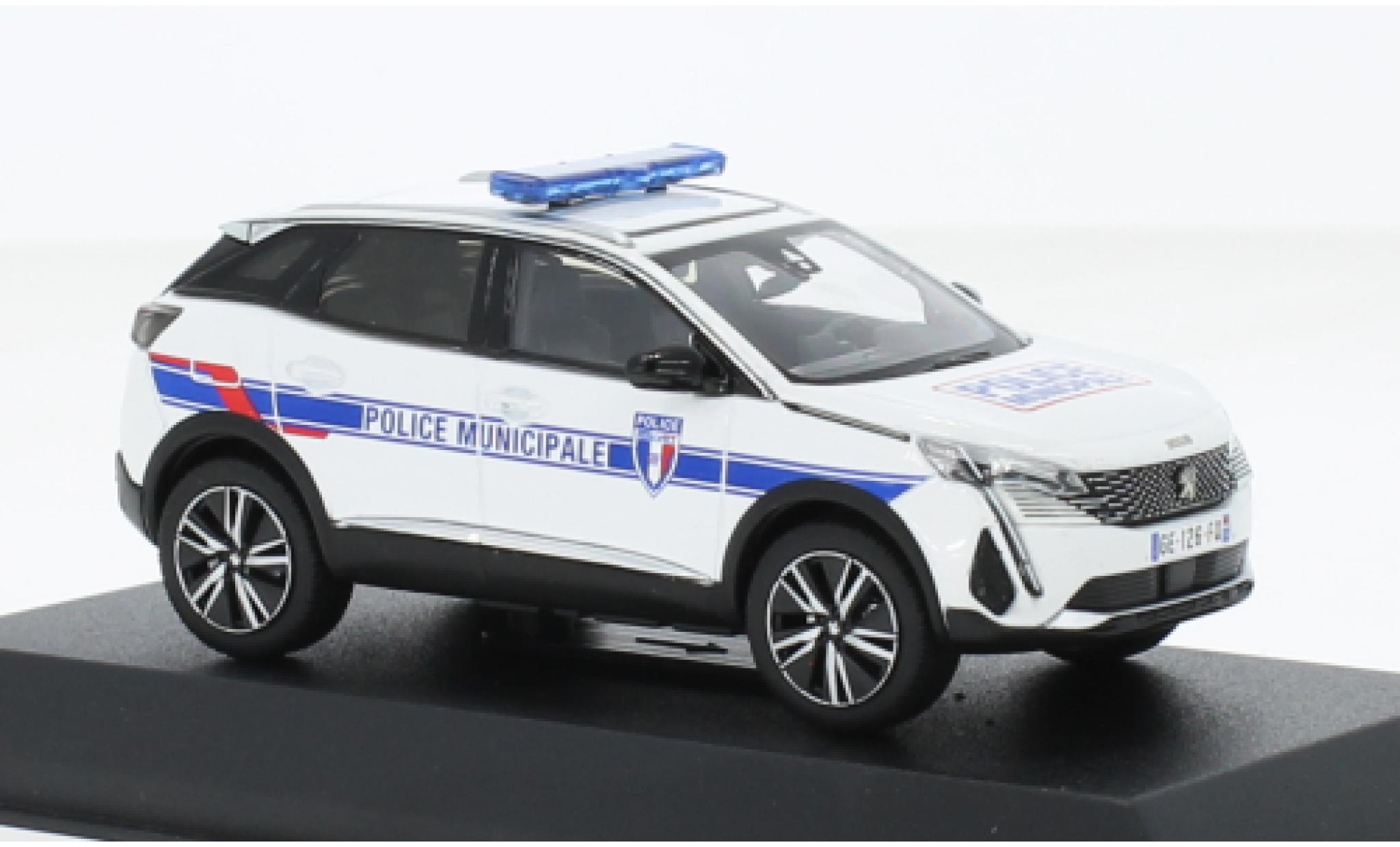 Peugeot 3008 1/43 Norev Politie Municipale (F) 2023 1:43 modelauto