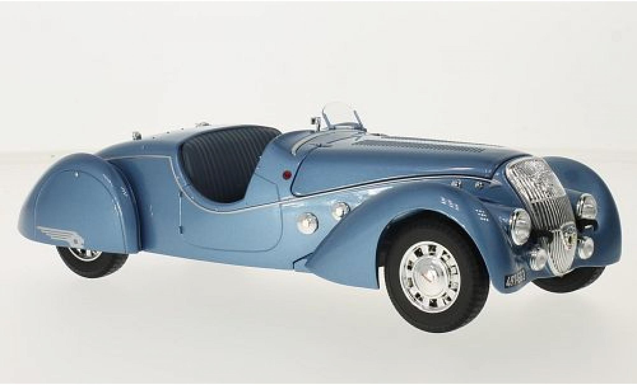 Peugeot 302 1/18 Norev Darl-Mat Roadster metallic blauw 1937 modelauto