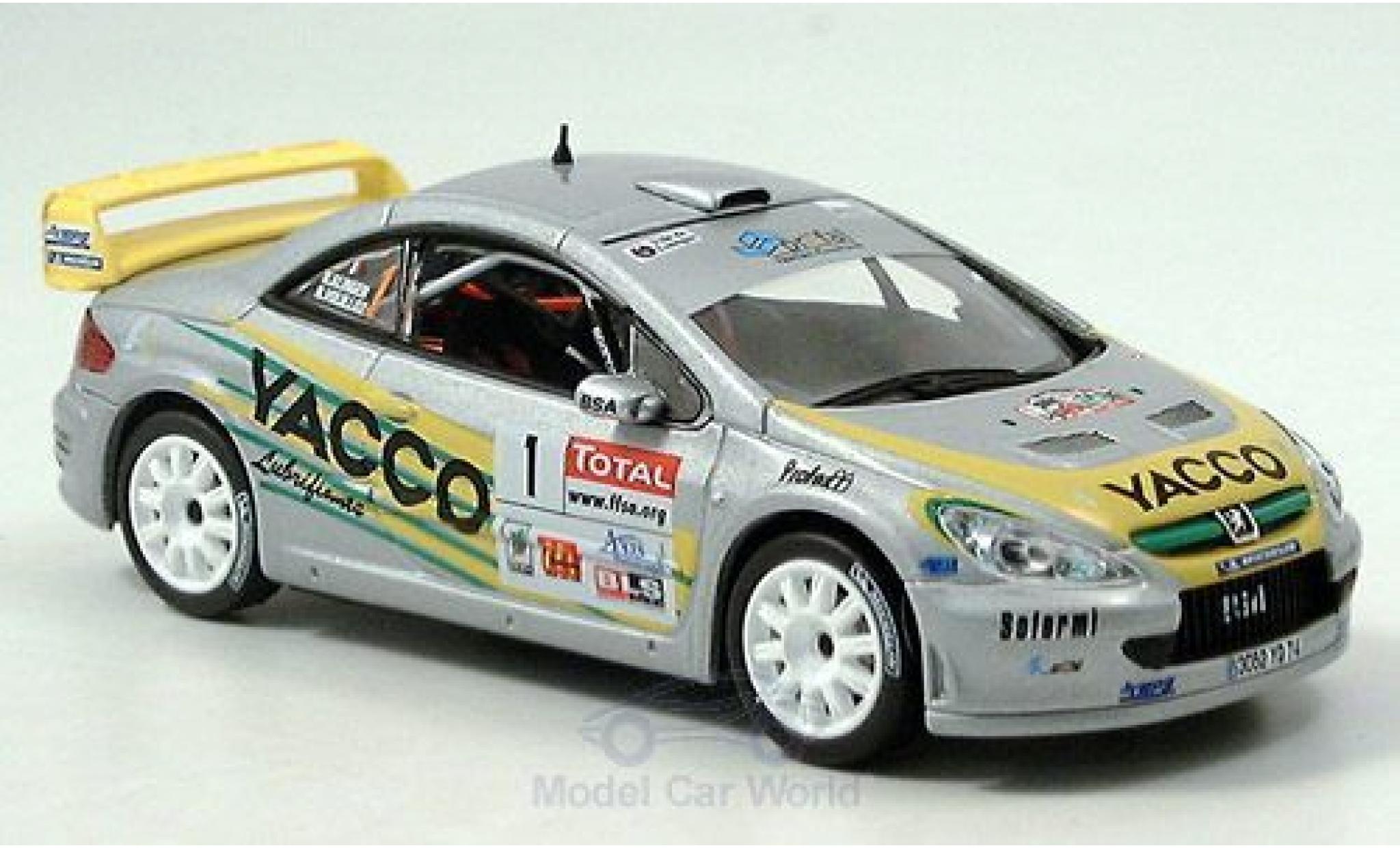 Peugeot 307 WRC 1/43 Norev WRC No.1 Yacco Vouilloz/Kunger modelauto