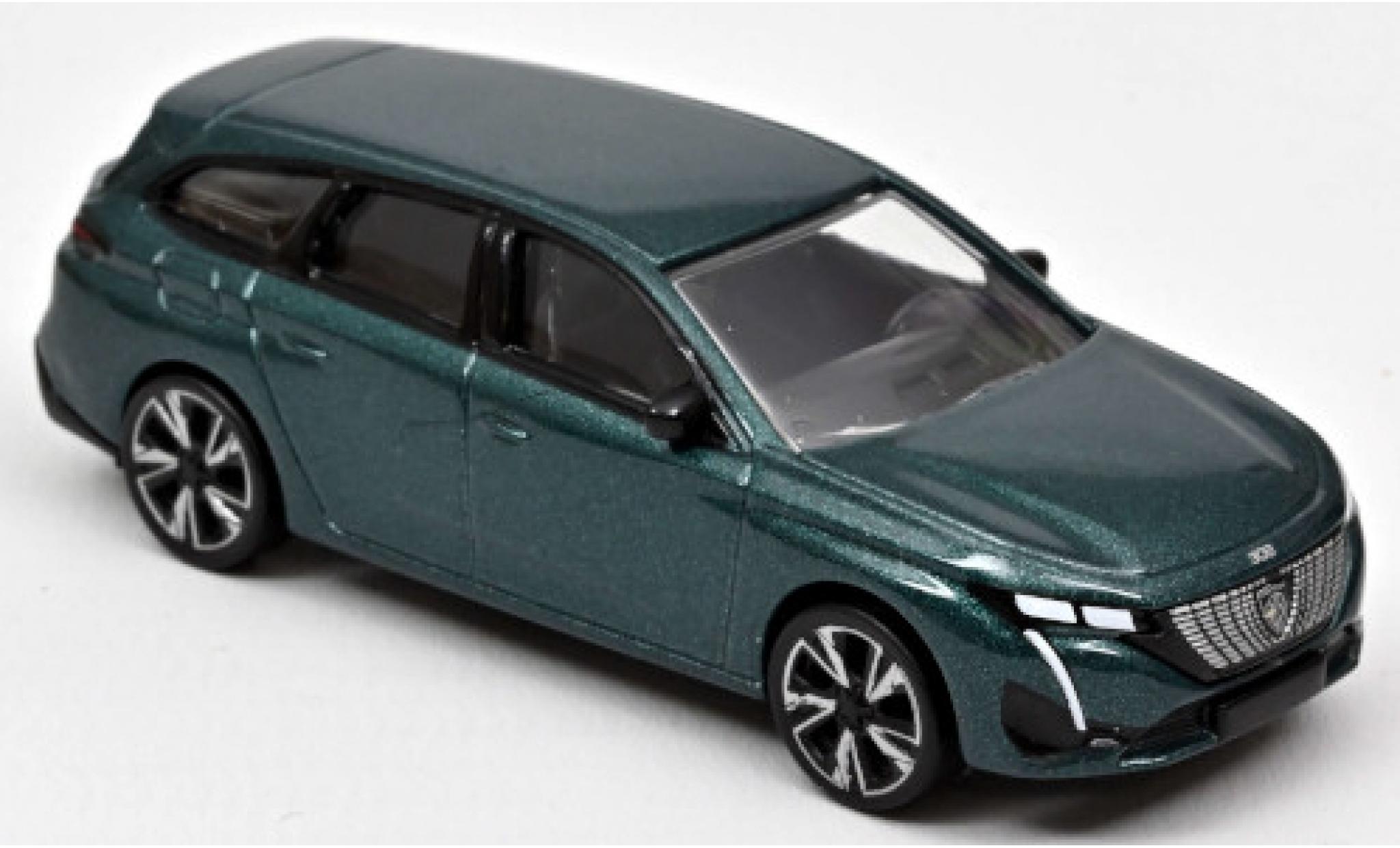 Peugeot 308 1/64 Norev SW metallic groen 2021 modelauto